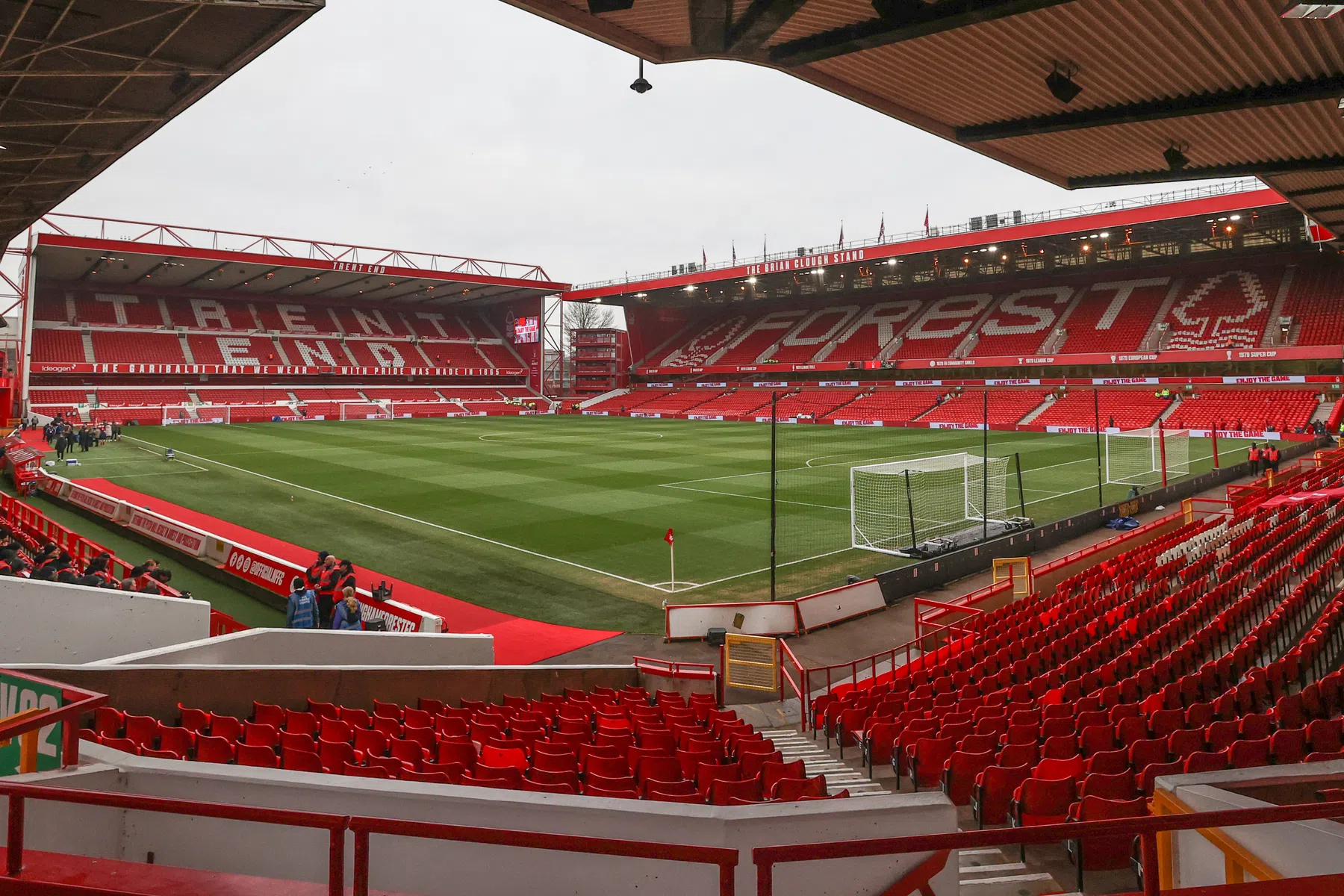 Druk staat er in Nottingham vol op bij PSV-opponent Arsenal