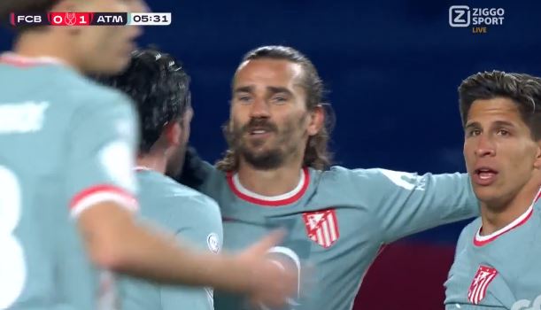 Horrorstart Barça: Atlético houdt huis in spectaculaire vijf minuten