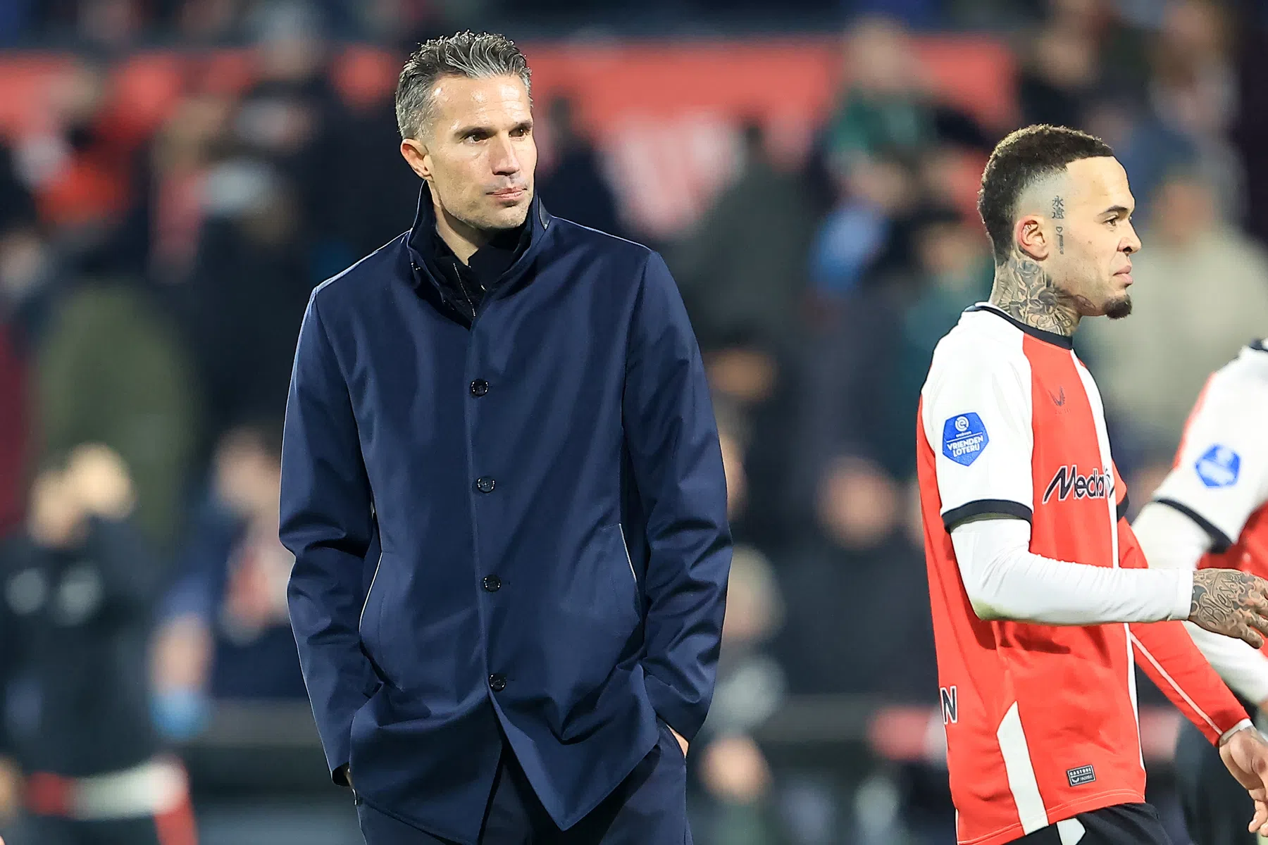 Van Persie prijst Feyenoord en ergert zich aan tijdrekken