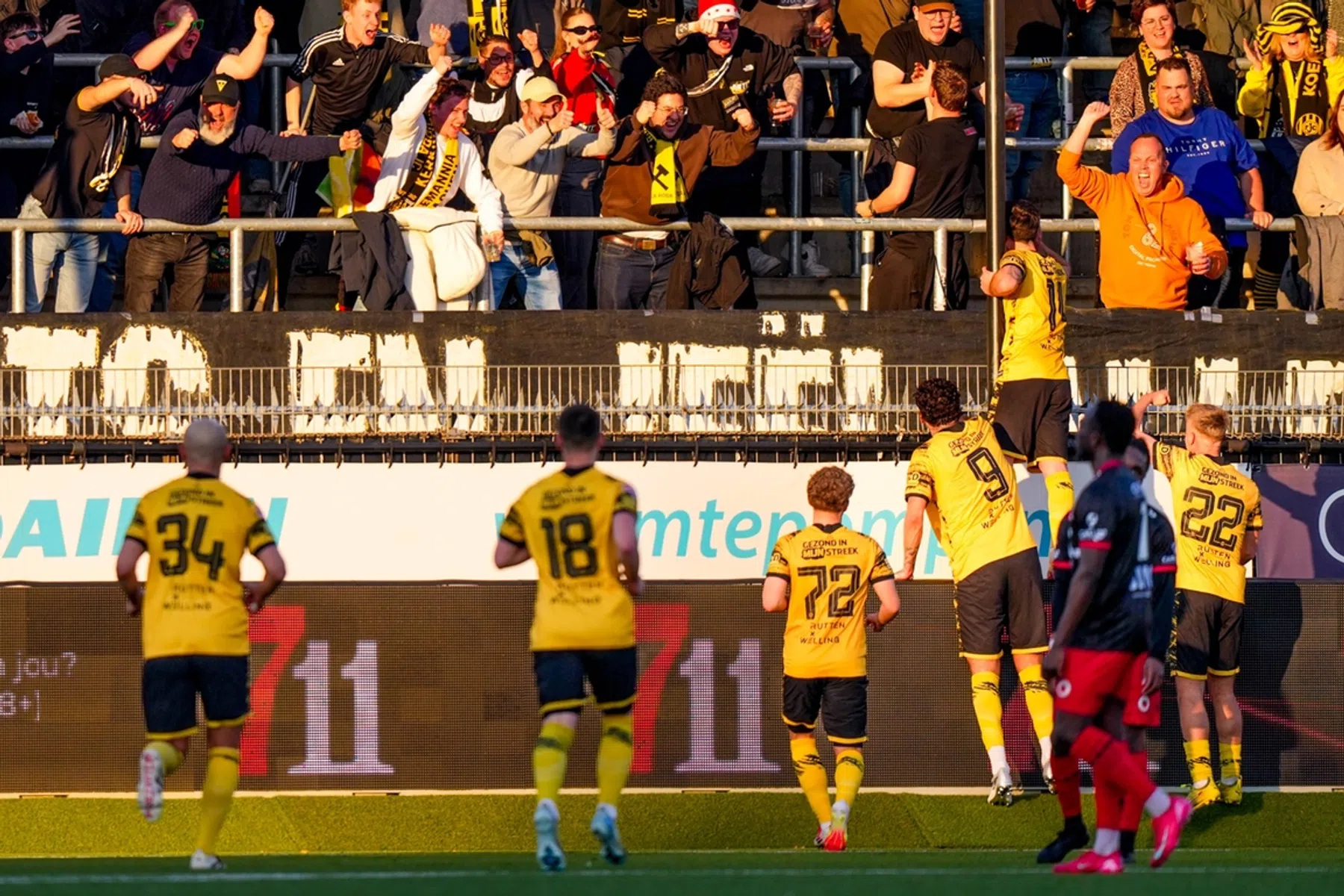 Excelsior speelt gelijk tegen Roda JC en verliest plek drie aan ADO