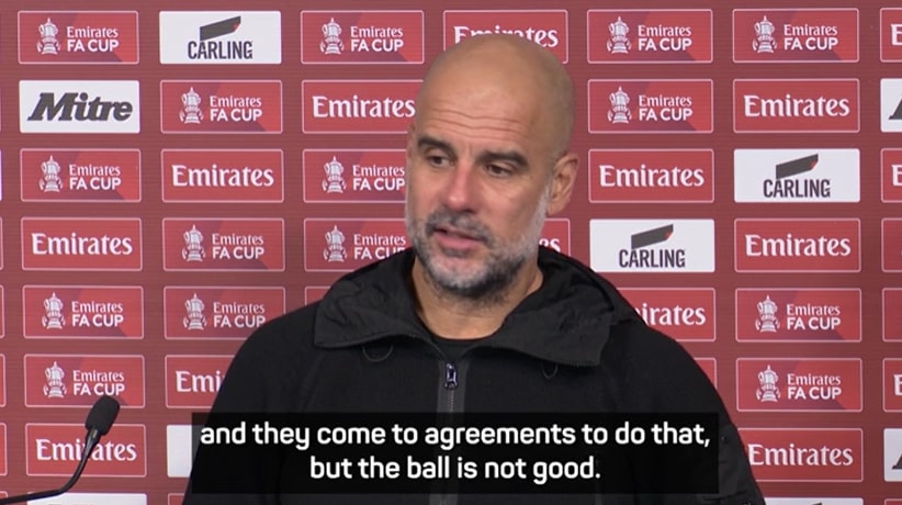 Guardiola klaagt over FA Cup-bal: 'Ik roep het al jaren'