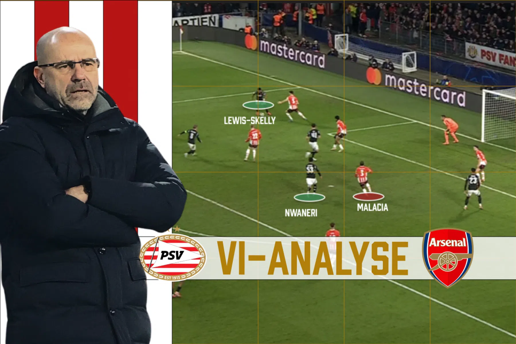 De totale afgang tegen Arsenal begon op het PSV-middenveld