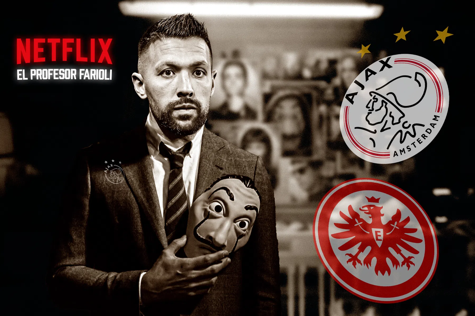 Eintracht Frankfurt verandert Farioli in een Netflix-personage