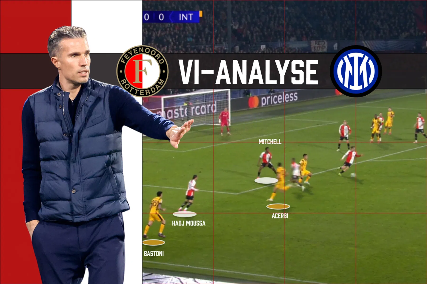 Inter beantwoordt speciaal plan Van Persie met vertrouwde flankentruc