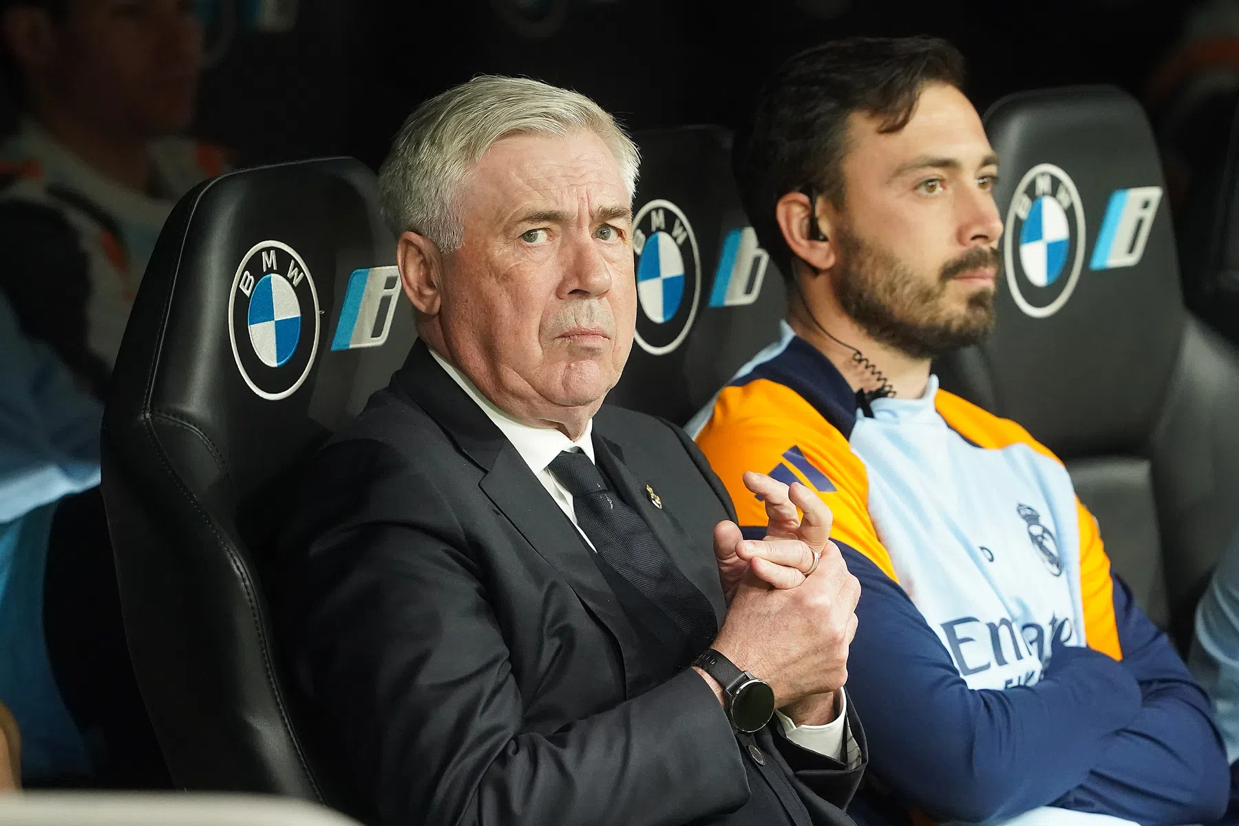 Ancelotti: 'Een speler deed een handdoek om zijn hoofd als ik sprak'