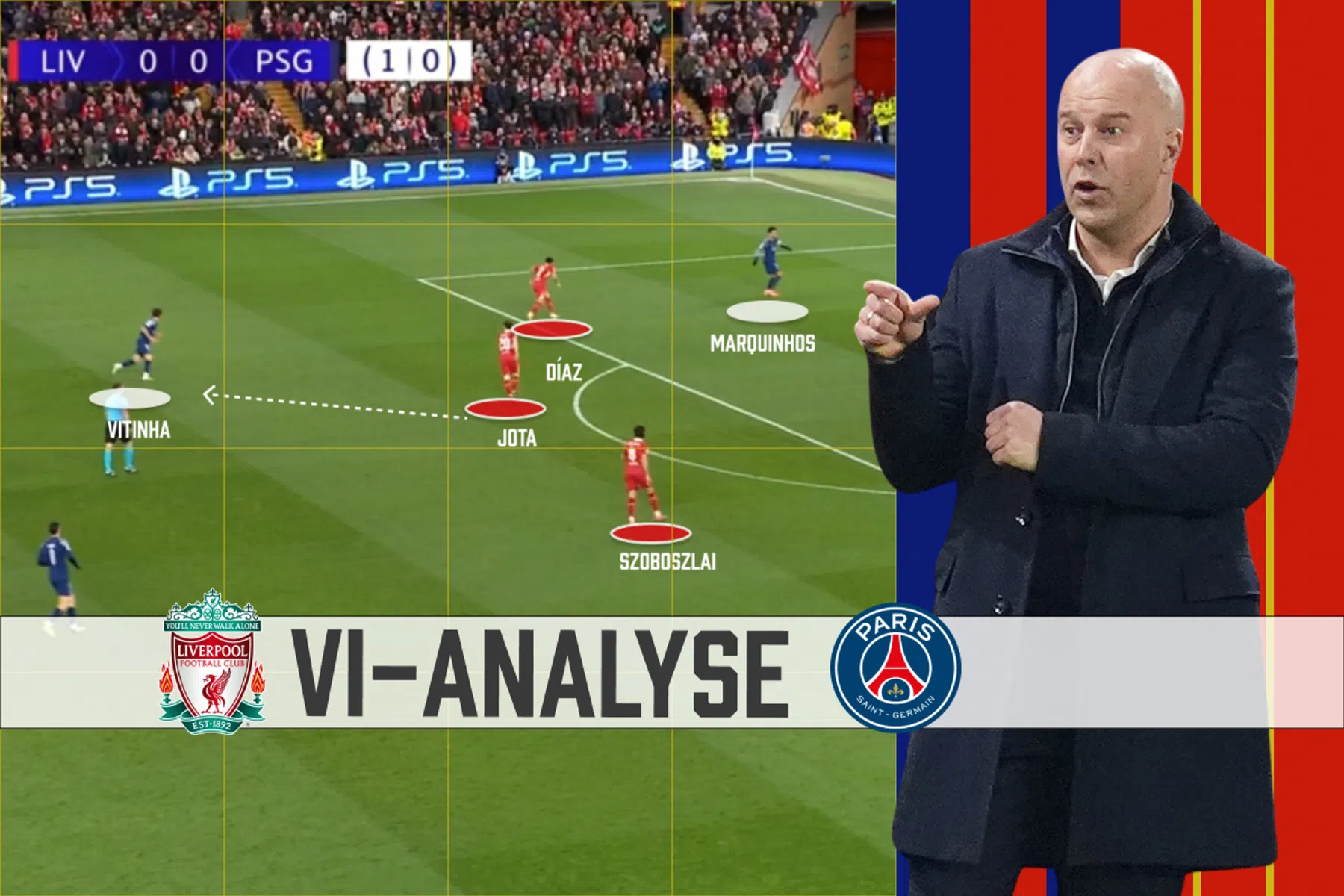 Hoe PSG de hoge druk van Arne Slot omspeelde
