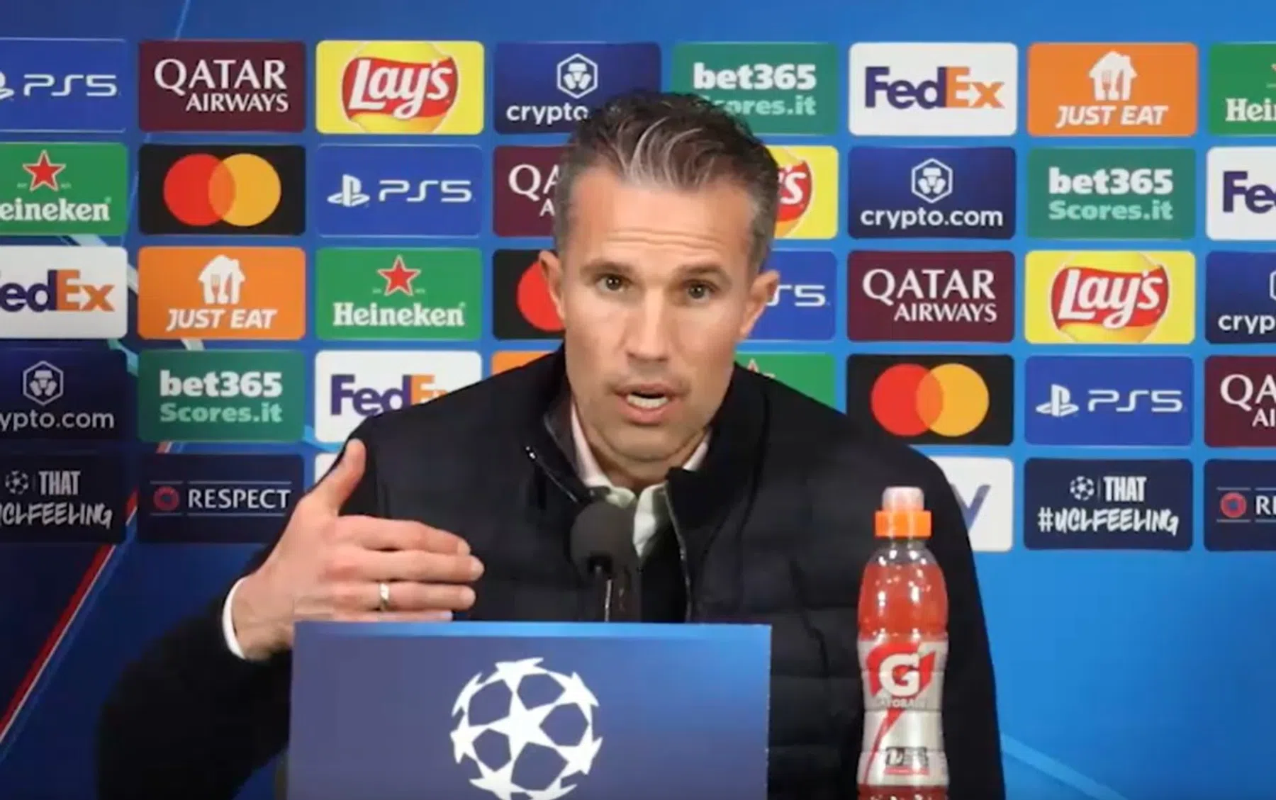 Waarom Van Persie ondanks Feyenoord-uitschakeling stiekem van Inter genoot