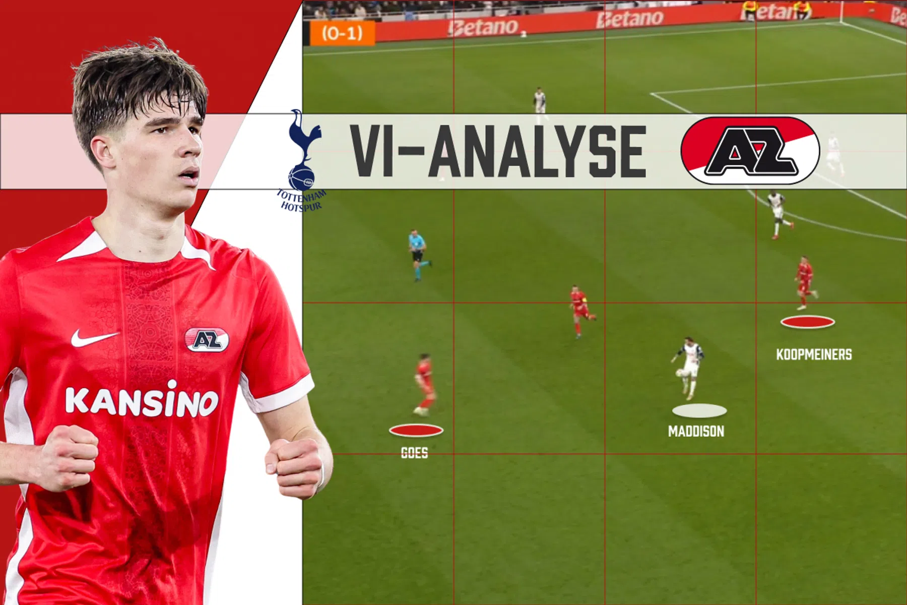 Dit verschil brak een solide AZ op tegen Tottenham Hotspur