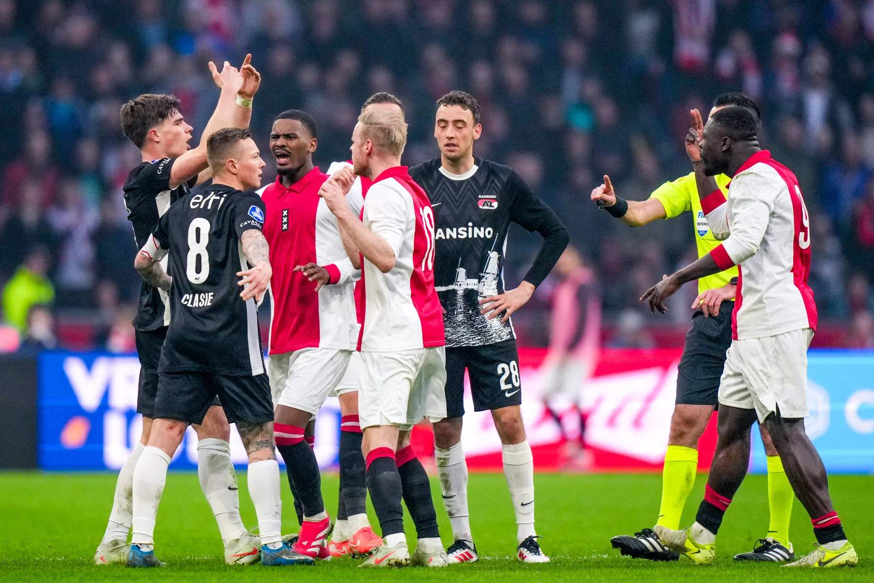 Goes ontkent dat hij AZ-spelers van het veld wilde halen