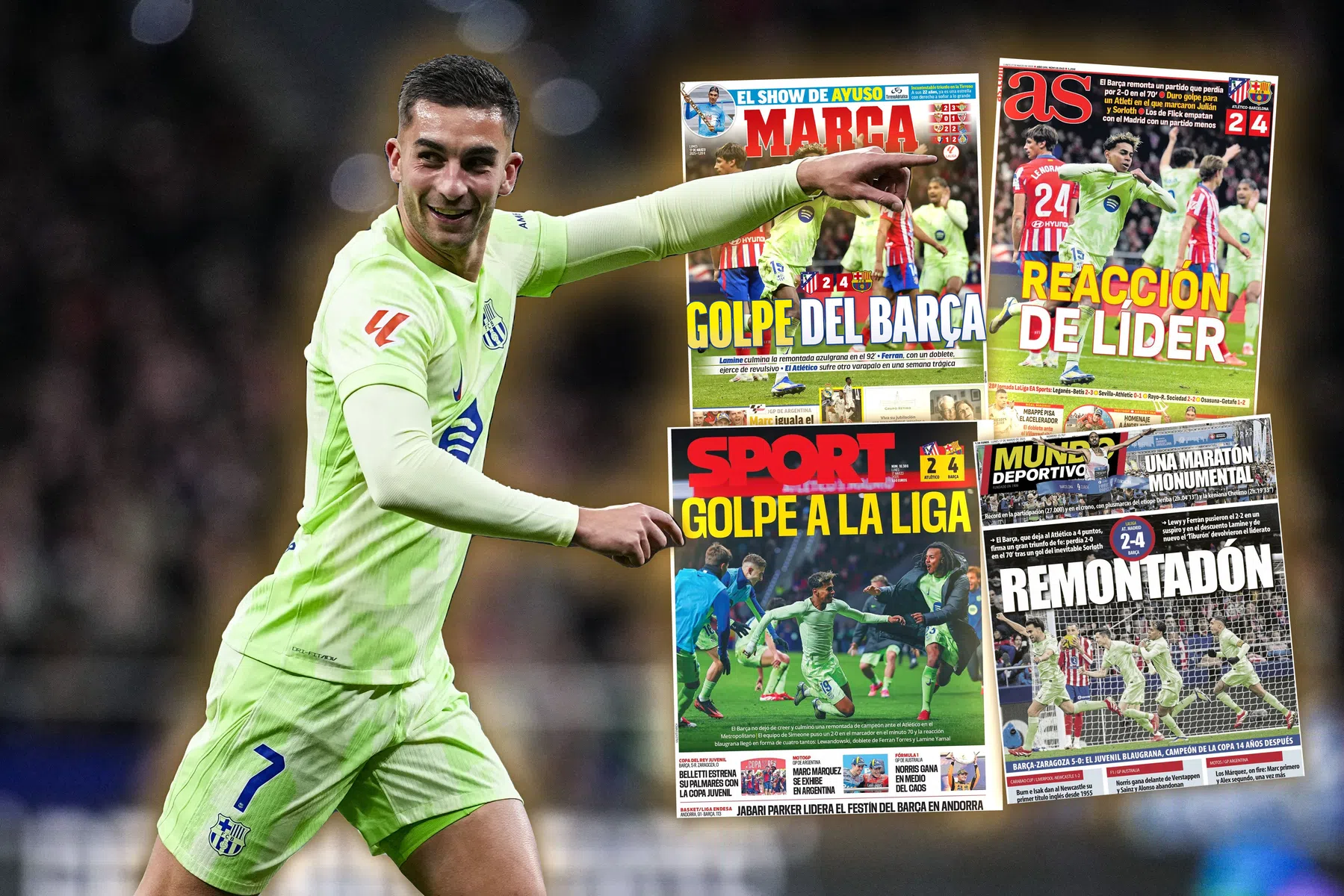 Spaanse media zien Atlético afhaken: 'Barça toonde zich voornaamste titelkandidaat'