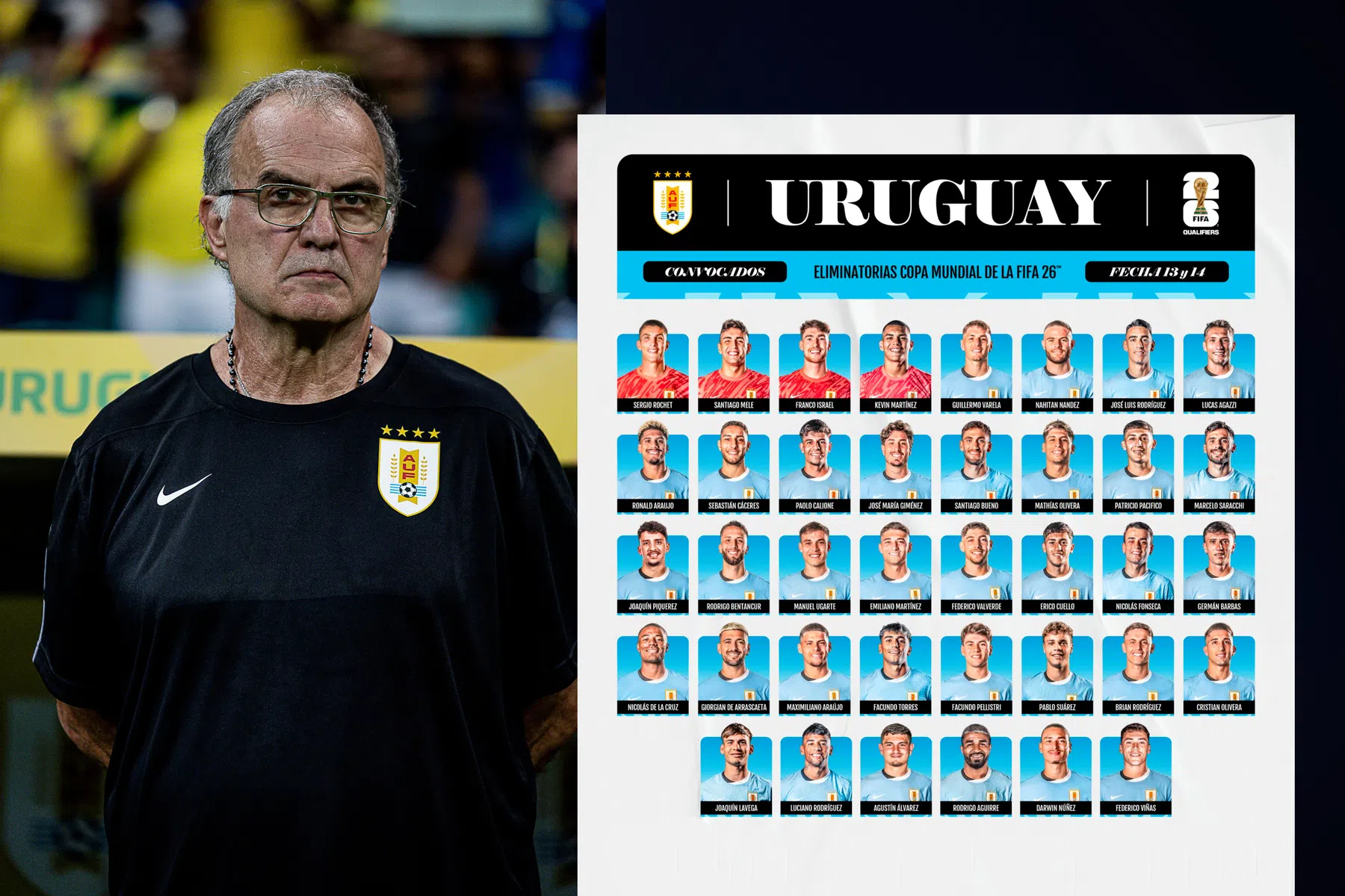 Bondscoach Bielsa heeft wat te kiezen met XXXL-selectie van 38 spelers