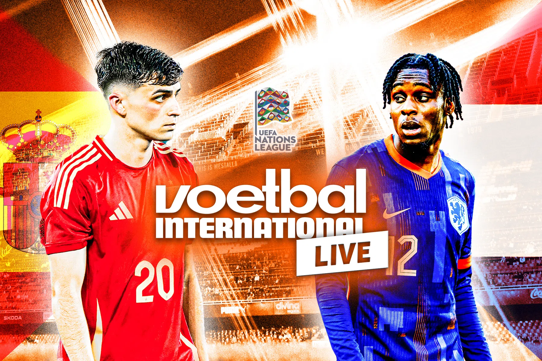 Lees hier alles terug over de zinderende kwartfinale tussen Spanje en Oranje