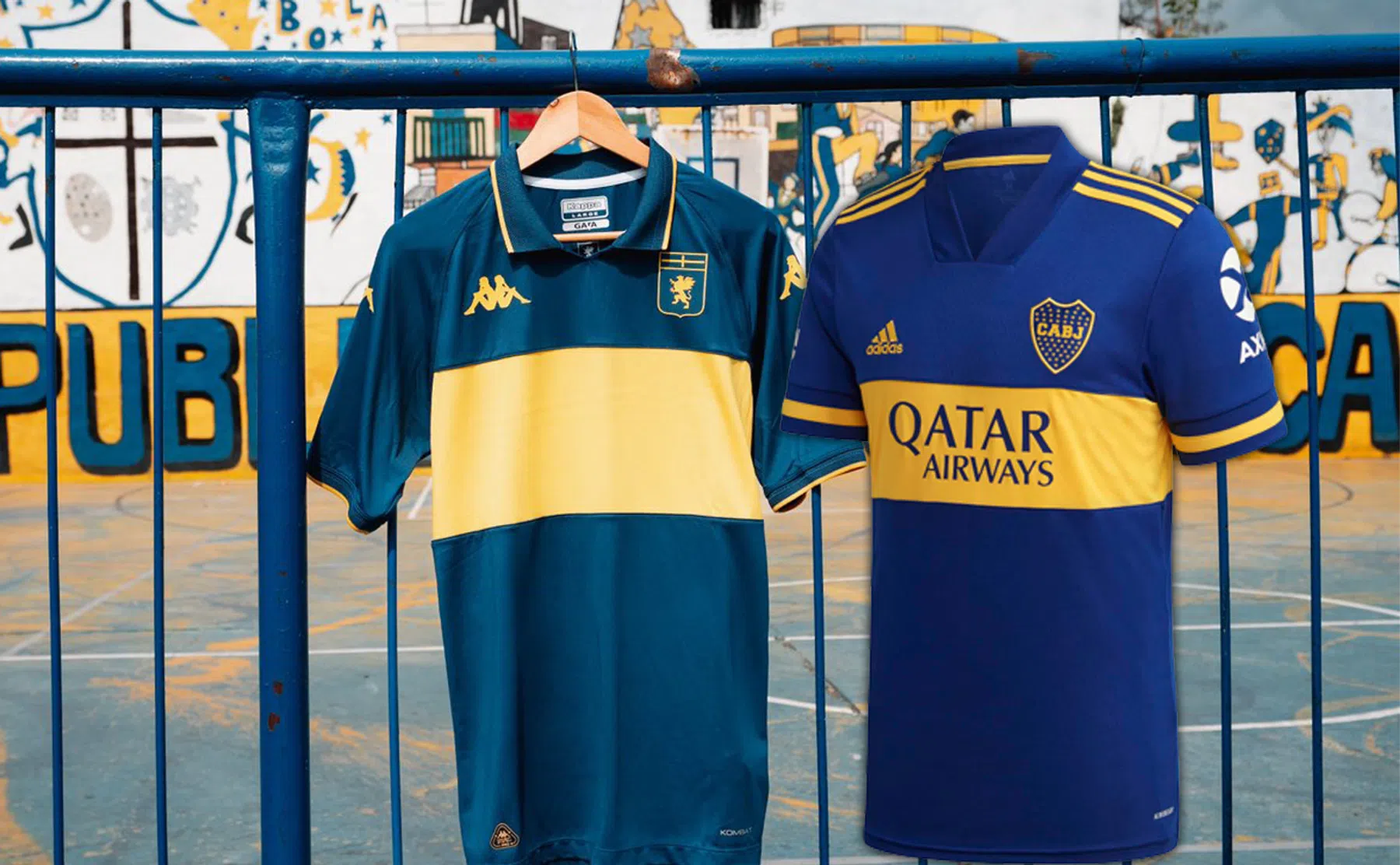 Genoa brengt met verrassend tenue eerbetoon aan Boca Juniors