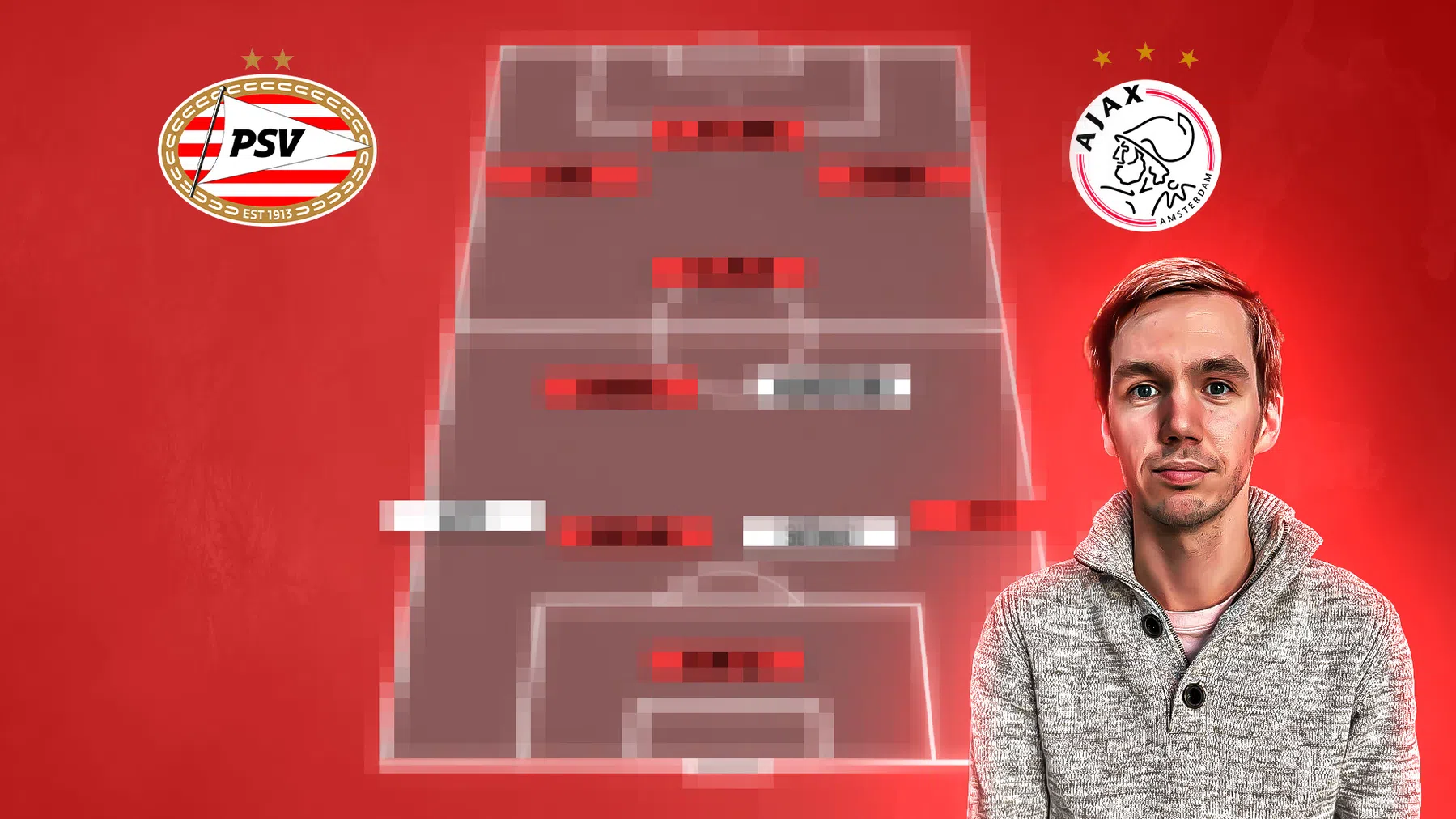Gecombineerde opstelling PSV en Ajax: 'Kwalitatief de beste spelers'