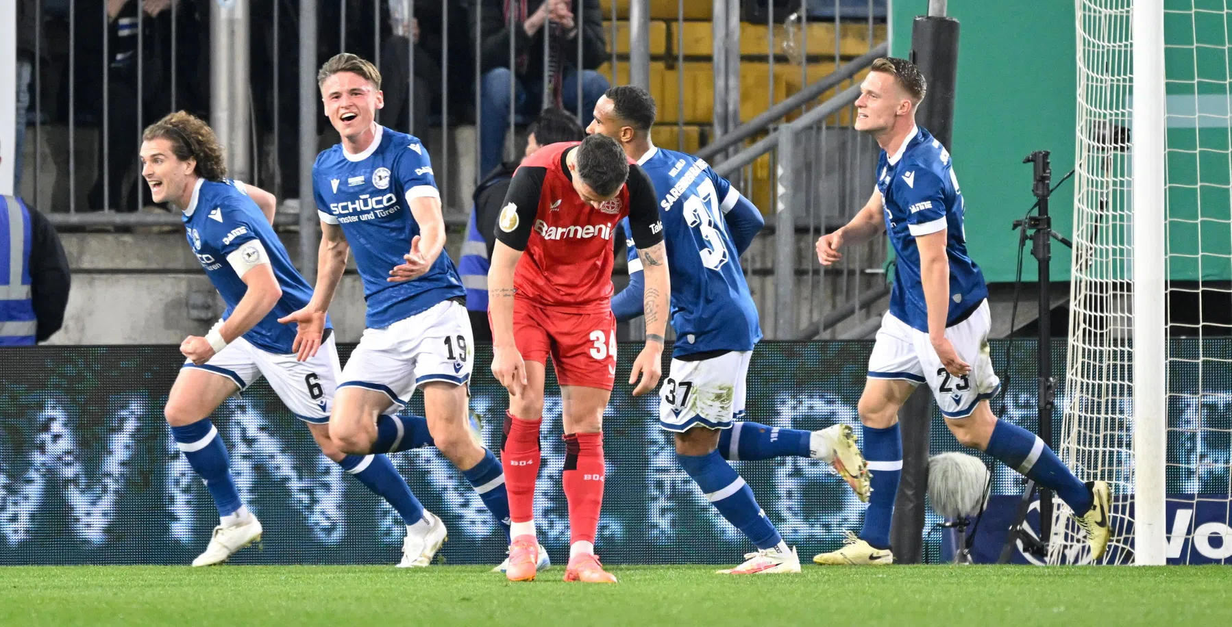 Megastunt: 3. Liga-ploeg ten koste van Leverkusen naar de bekerfinale