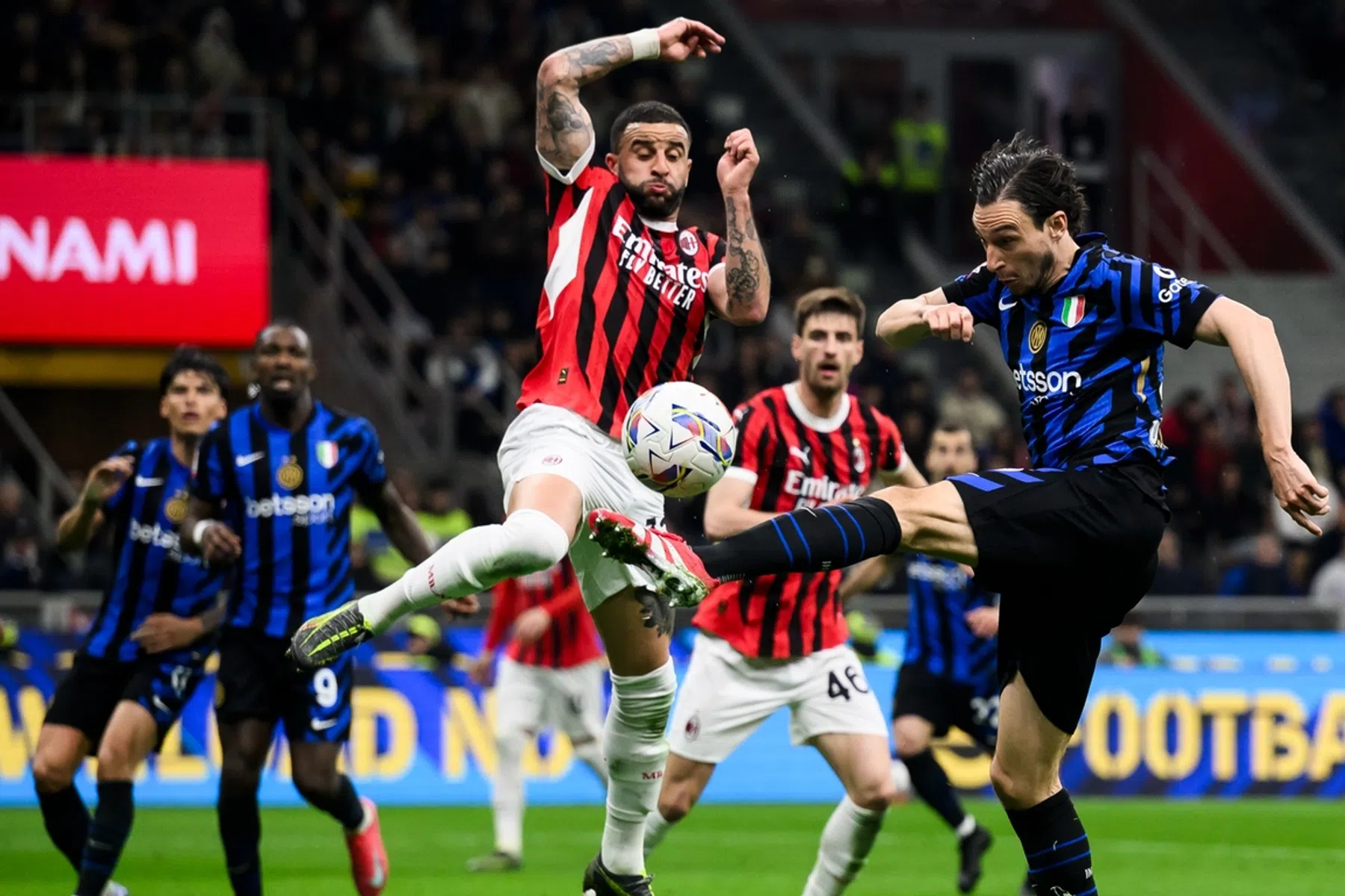AC Milan en Inter houden het spannend in eerste halve finale Coppa Italia