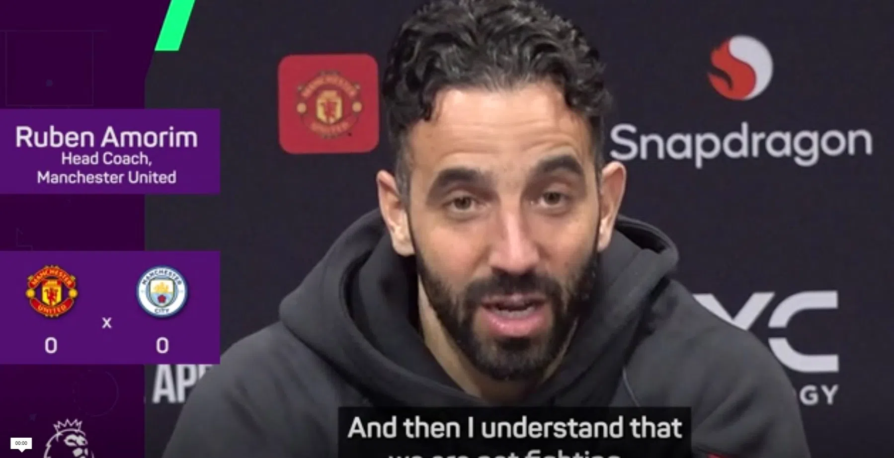 Amorim reageert op kritiek Gary Neville na Manchester Derby