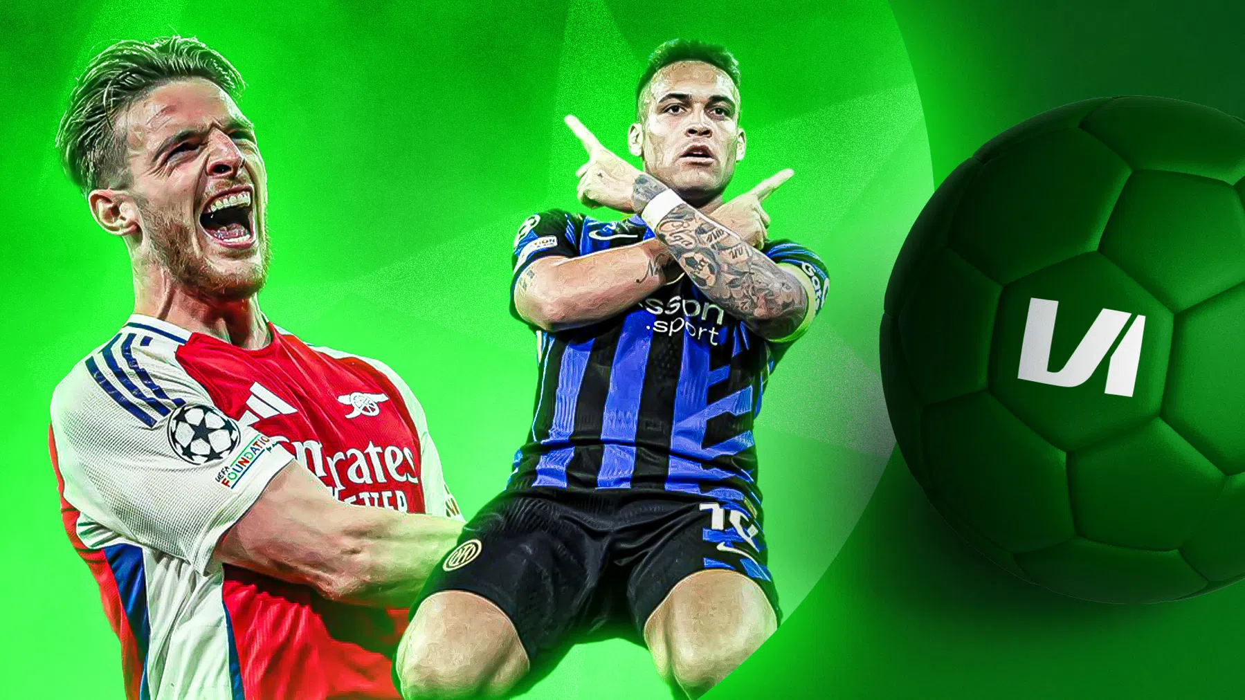 Rondje Europa: nagenieten van vrije trappen Rice en teamgoals Inter