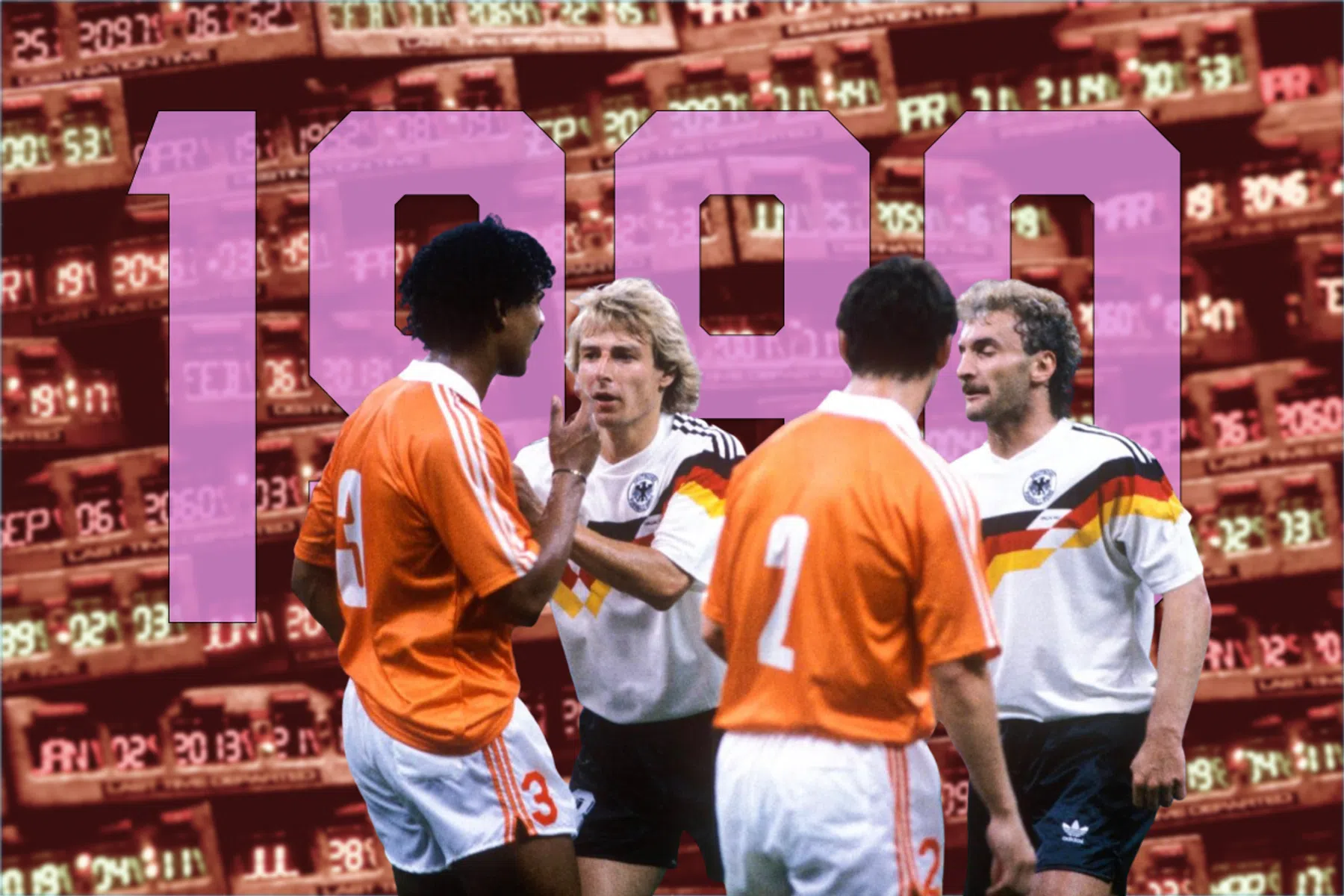 Toen Oranje-mikpunt Rudi Völler het laatst lachte