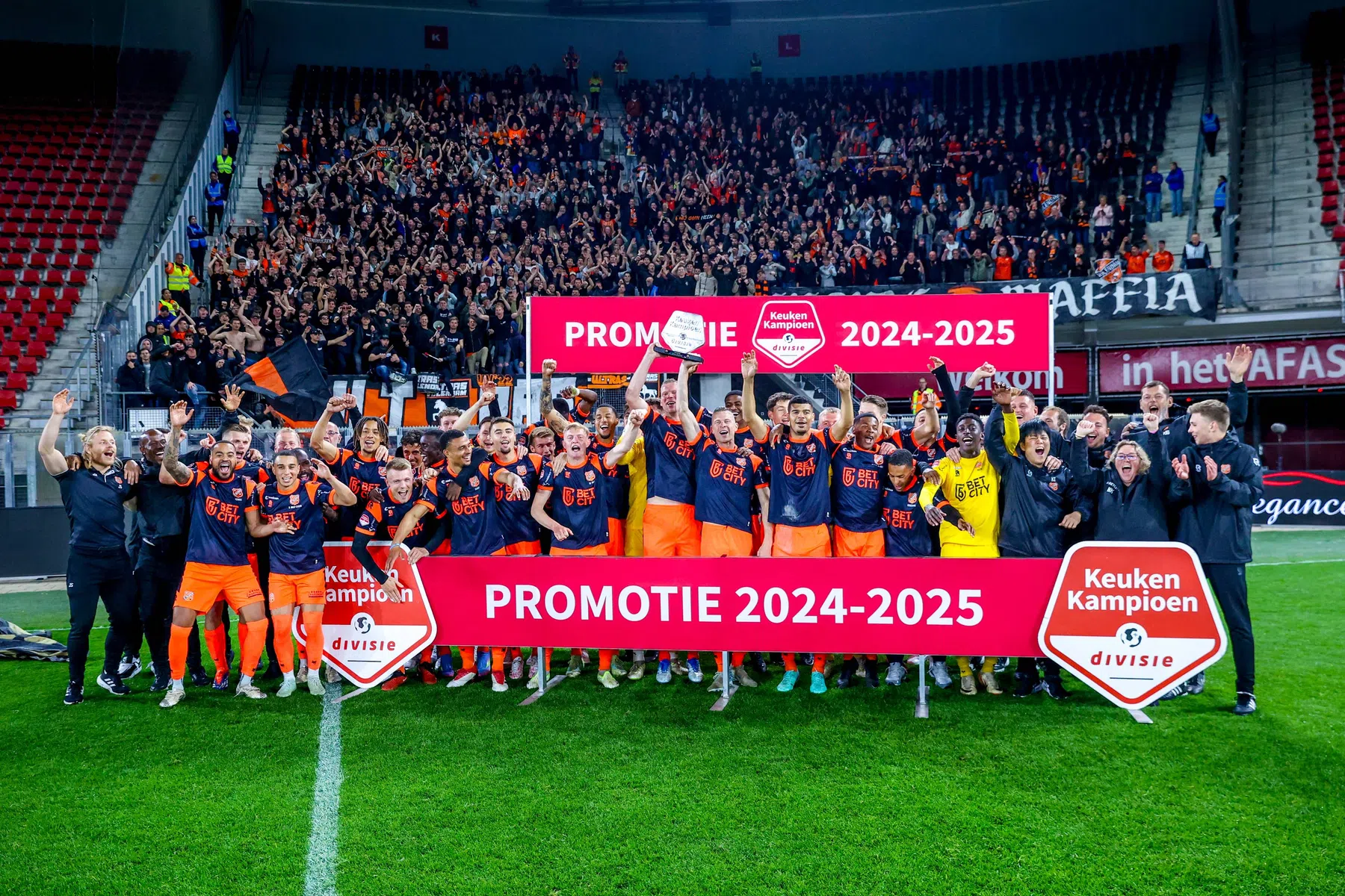 FC Volendam meteen terug naar de Eredivisie: 'Fantastische wederopstanding'