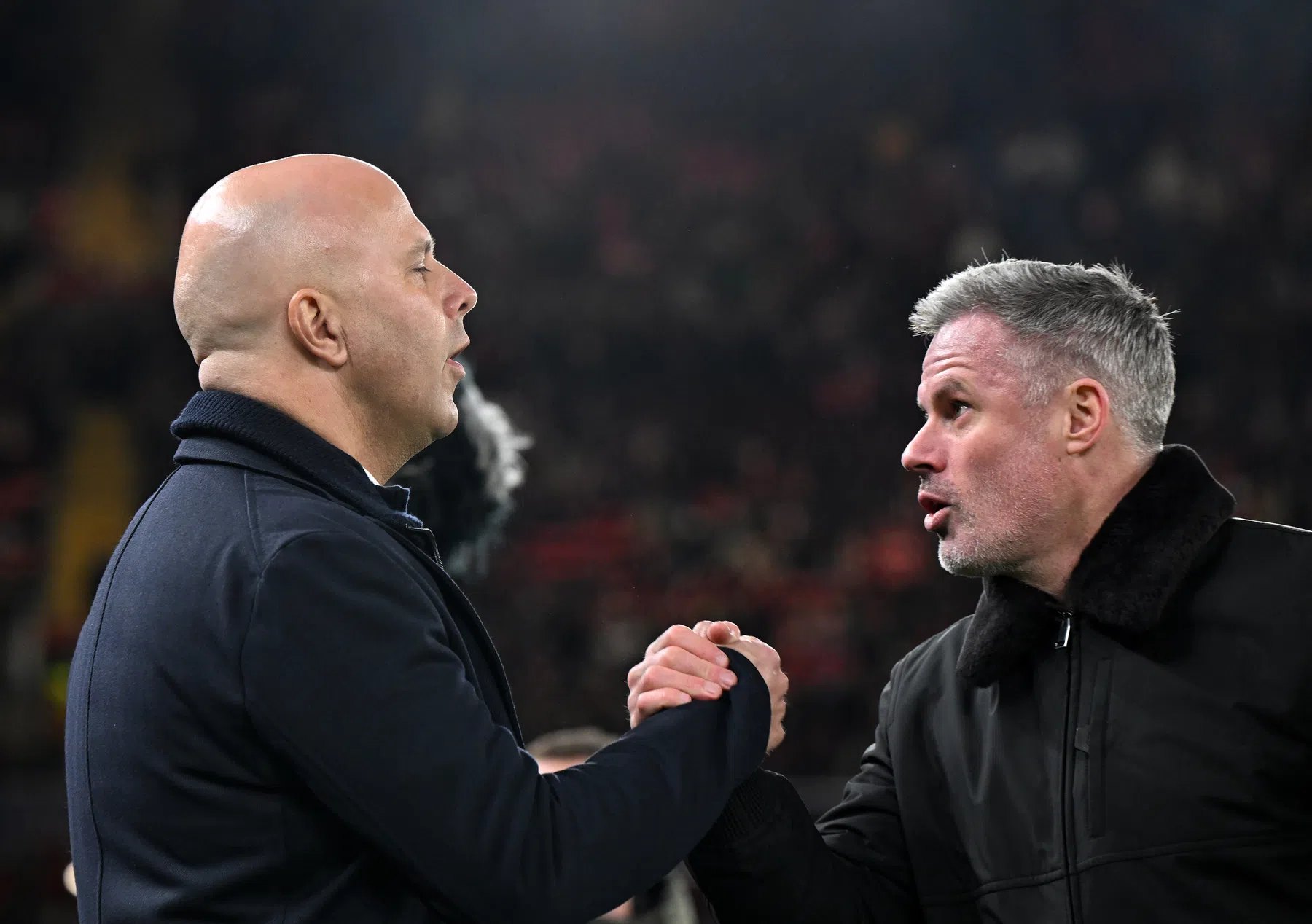 Carragher prijst Slot: 'Liverpool is dankzij hem altijd in controle'