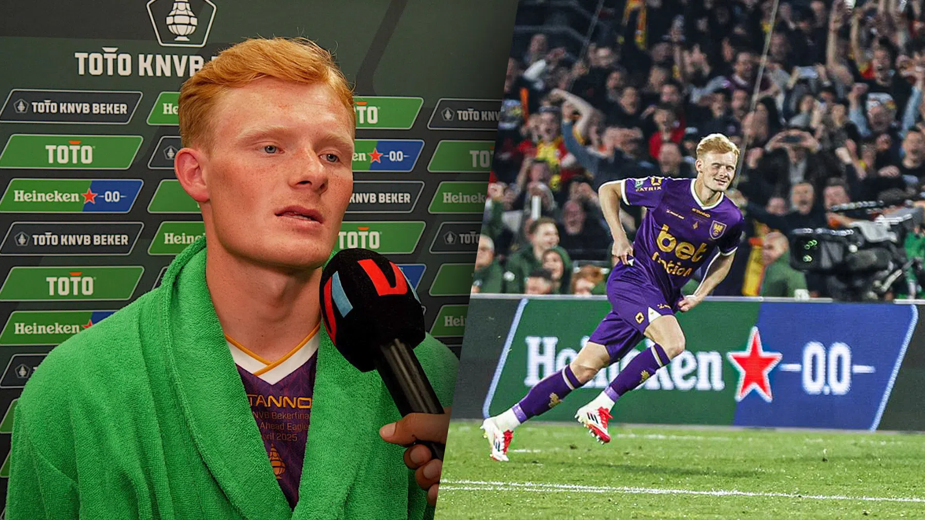 Enige balcontact extra bijzonder voor Dirksen: 'De trainer kwam naar me toe'
