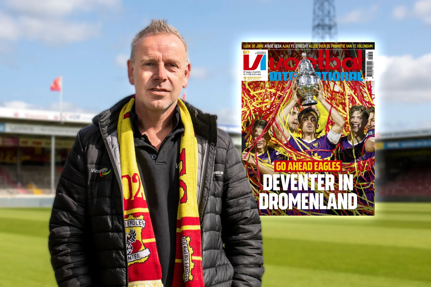 Kees Vierhouten leeft voort bij Go Ahead Eagles: 'Dit was zijn ultieme droom'