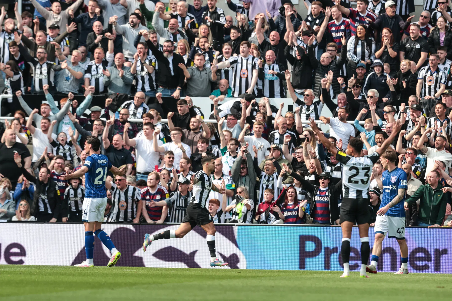 Derde Premier League-degradant bekend: Newcastle geeft Ipswich laatste zetje