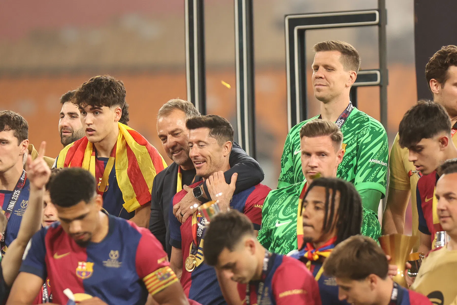 Flick en Laporta staan versteld van de energie van Barça