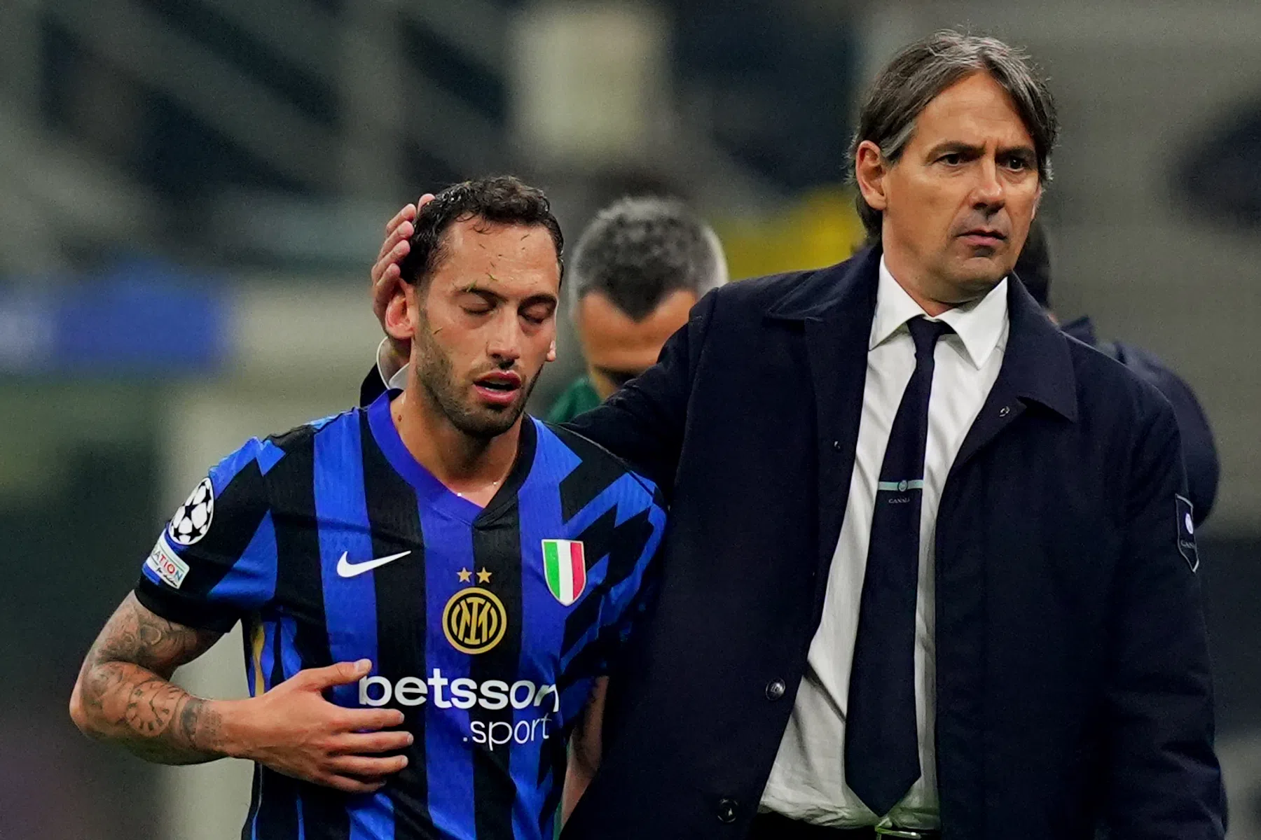 Inzaghi en Çalhanoglu geschorst wegens ontmoeting met Inter-ultra's