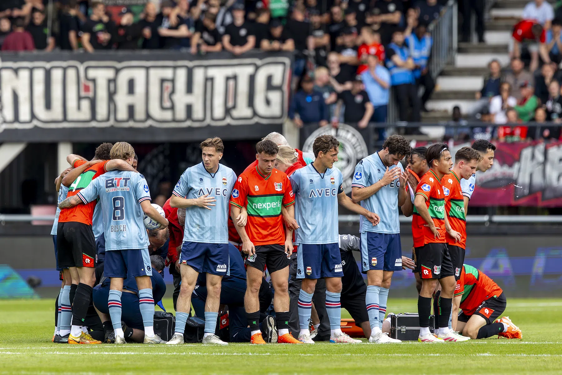 De emotionele dag van NEC