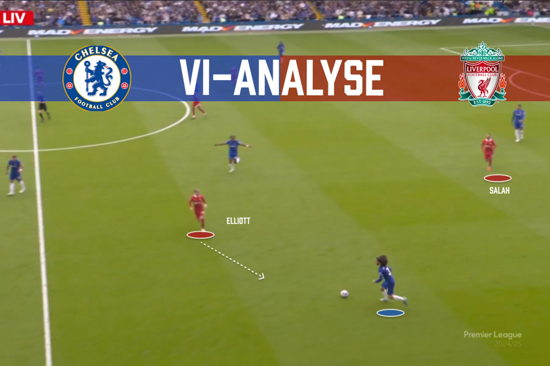 Chelsea buit de rol van Mohamed Salah uit