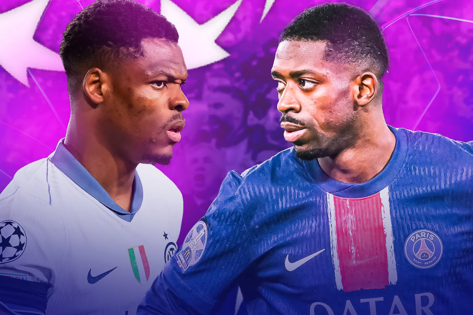 Zeldzaamheid in CL-finale: PSG en Inter voor het eerst tegenover elkaar