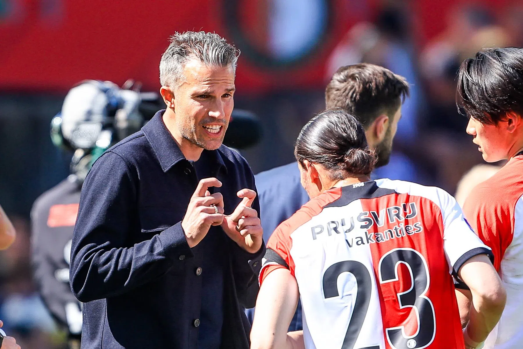 Feyenoorders happen naar adem: 'Snap wachten op wissels niet zo goed'