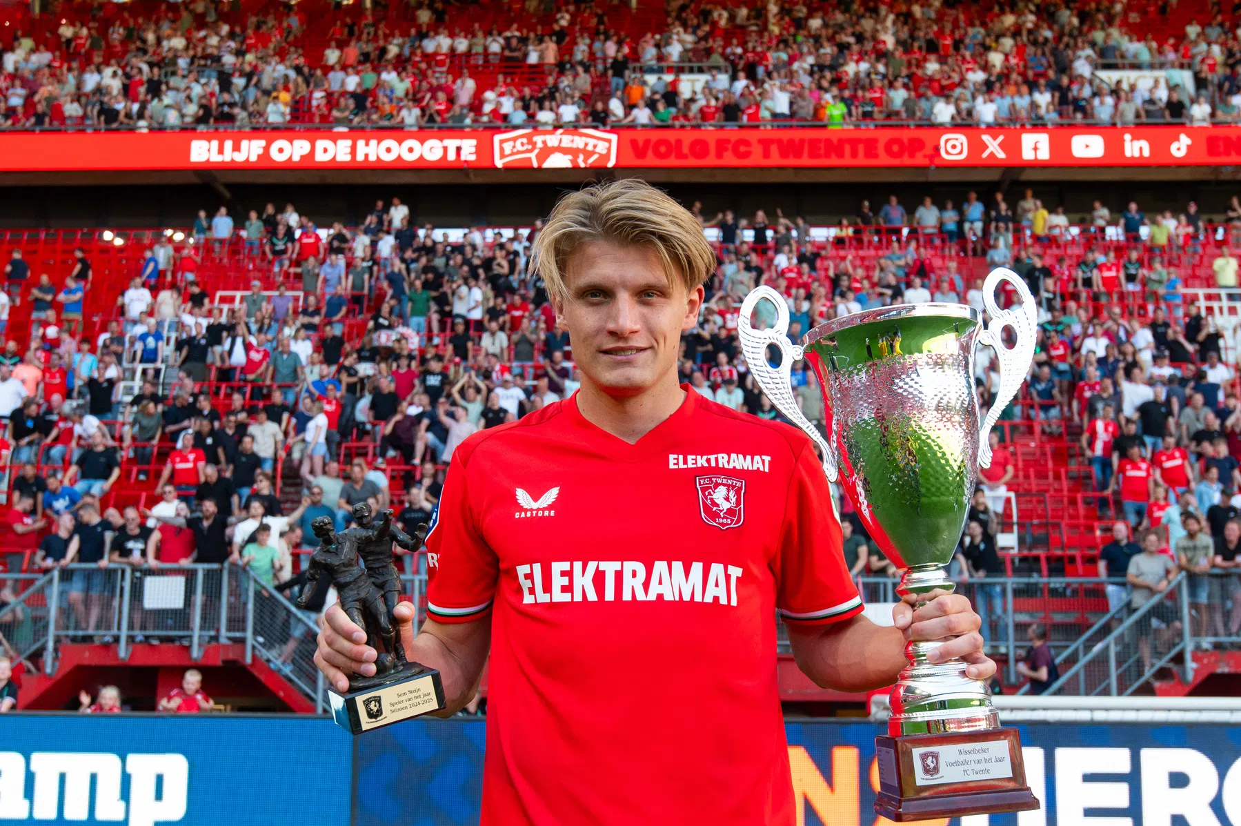 Steijn in illuster FC Twente-rijtje na assist op Vlap