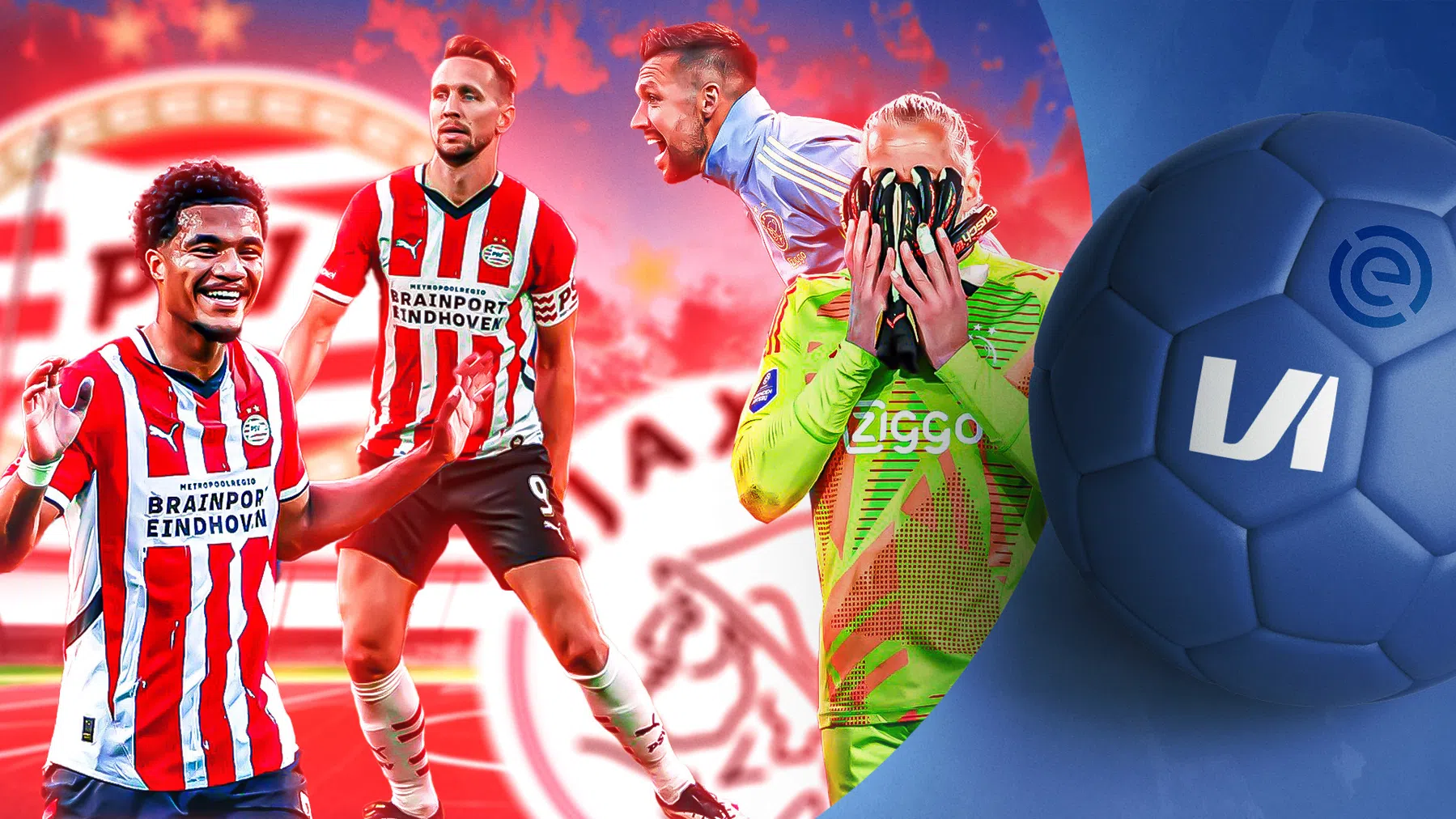 Rondje Eredivisie: titelstrijd kent bizarre climax na knotsgekke avond
