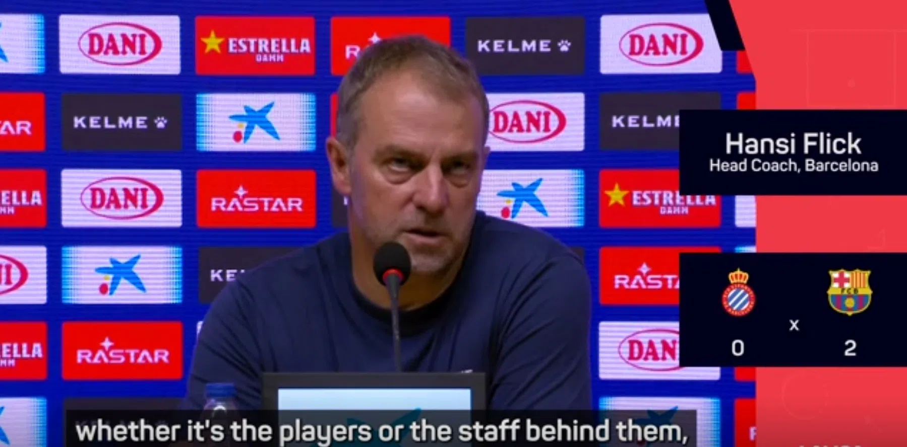 Flick heeft boodschap voor Barça-fans na landstitel: 'Tijd om te feesten'