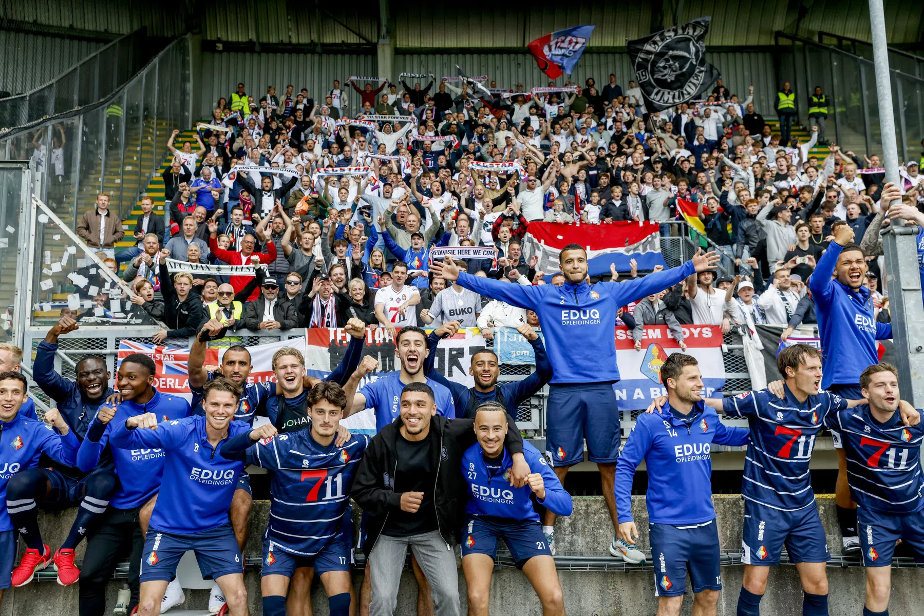 Groot feest bij Telstar: 'Voor het eerst dat ik blij was met een wissel'