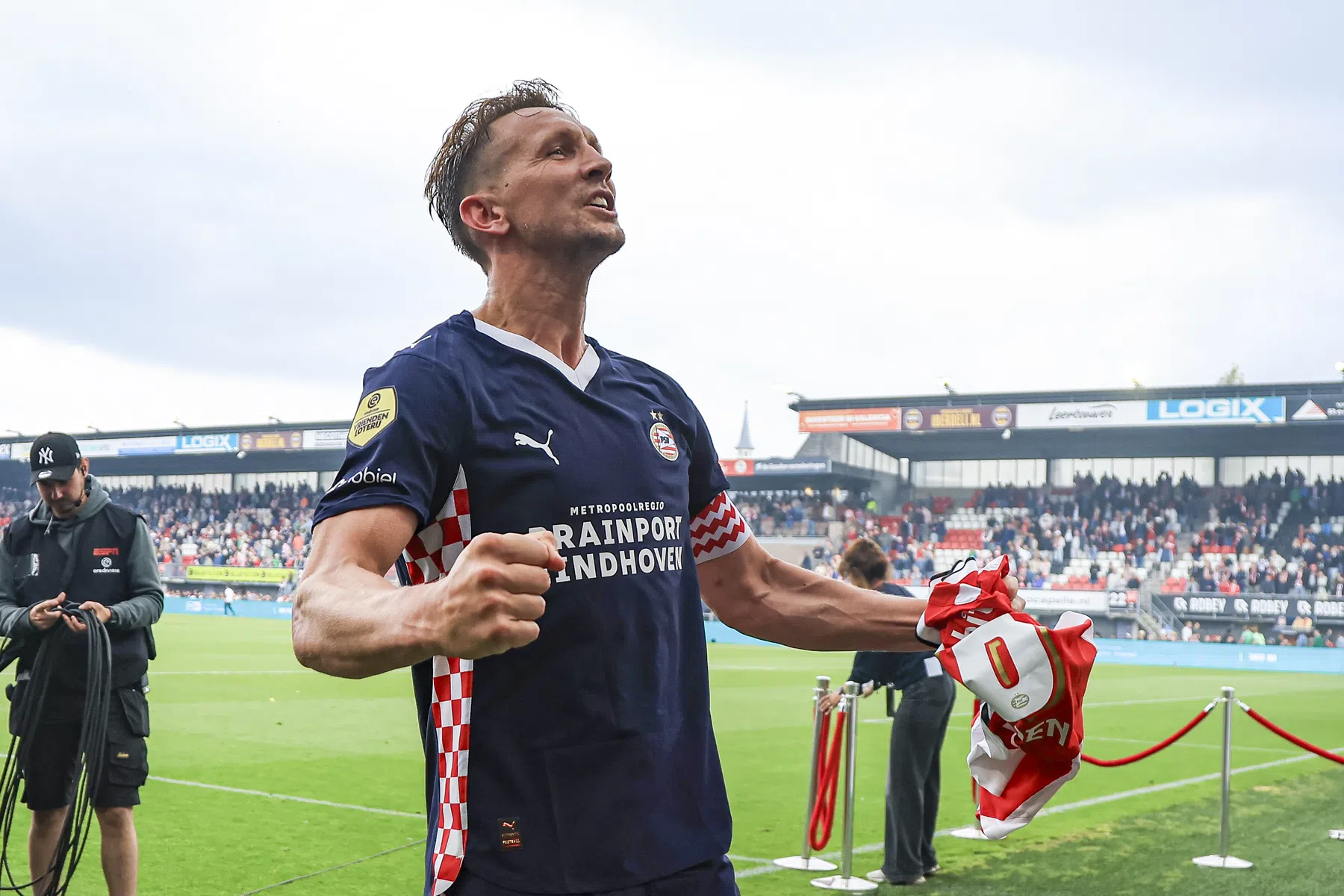 Luuk de Jong kan lachen: 'Het werd nog spannend, hé'