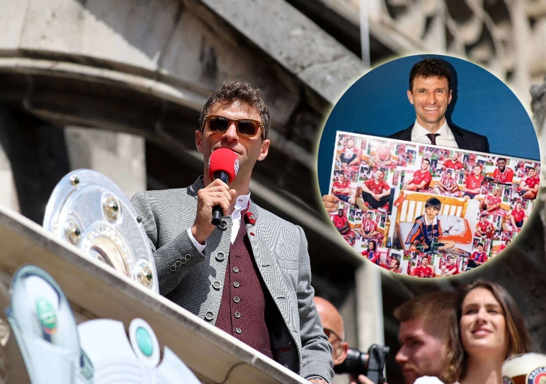 Hoofdrollen voor Bayern-teamgenoten bij bijzonder cadeau voor Müller