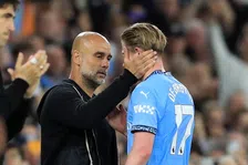 Thumbnail for article: Guardiola in tranen bij afscheid van De Bruyne: 'Het is een verdrietige dag'