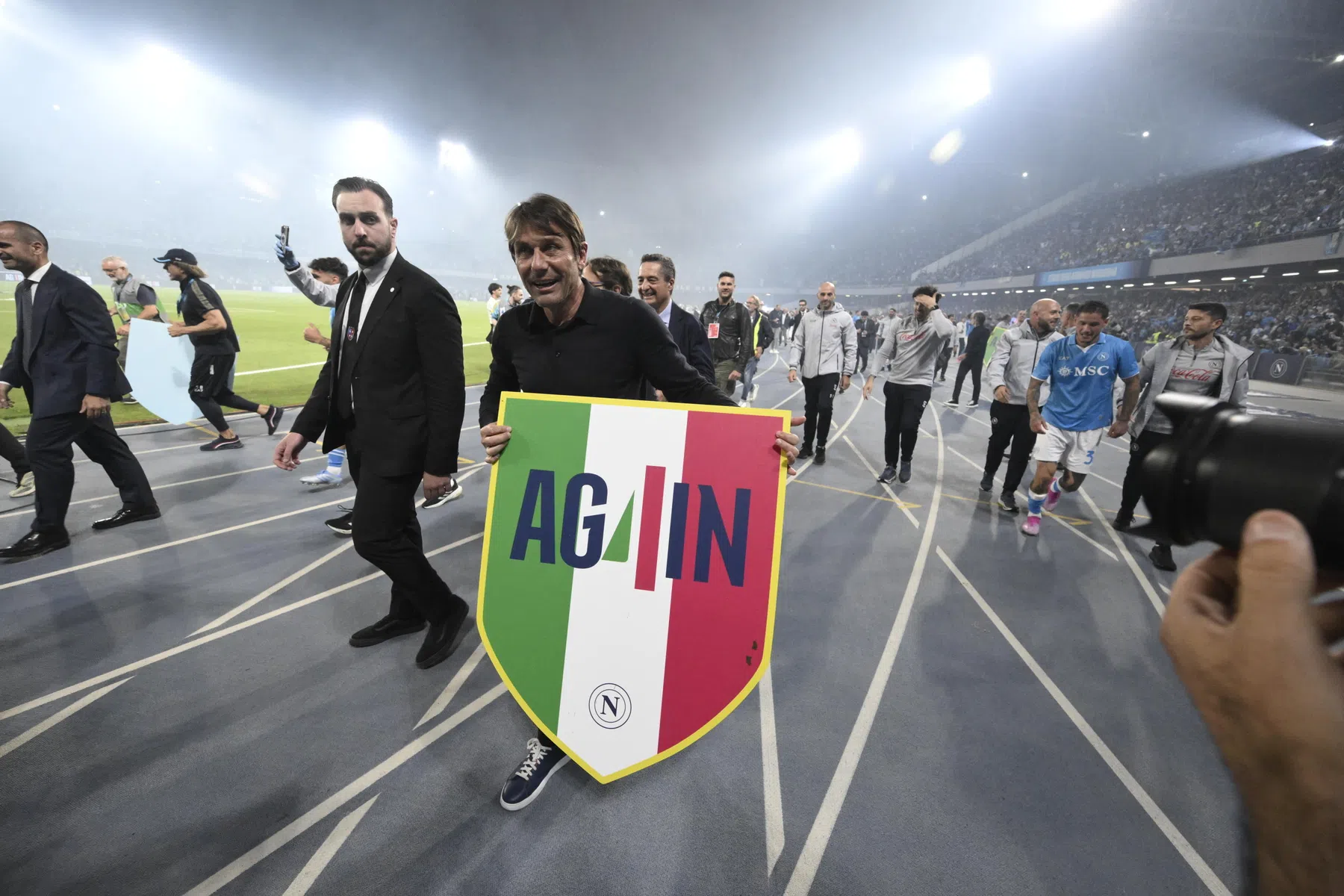 Het ware meesterwerk van Conte: in zijn eentje een Italiaanse kampioensster