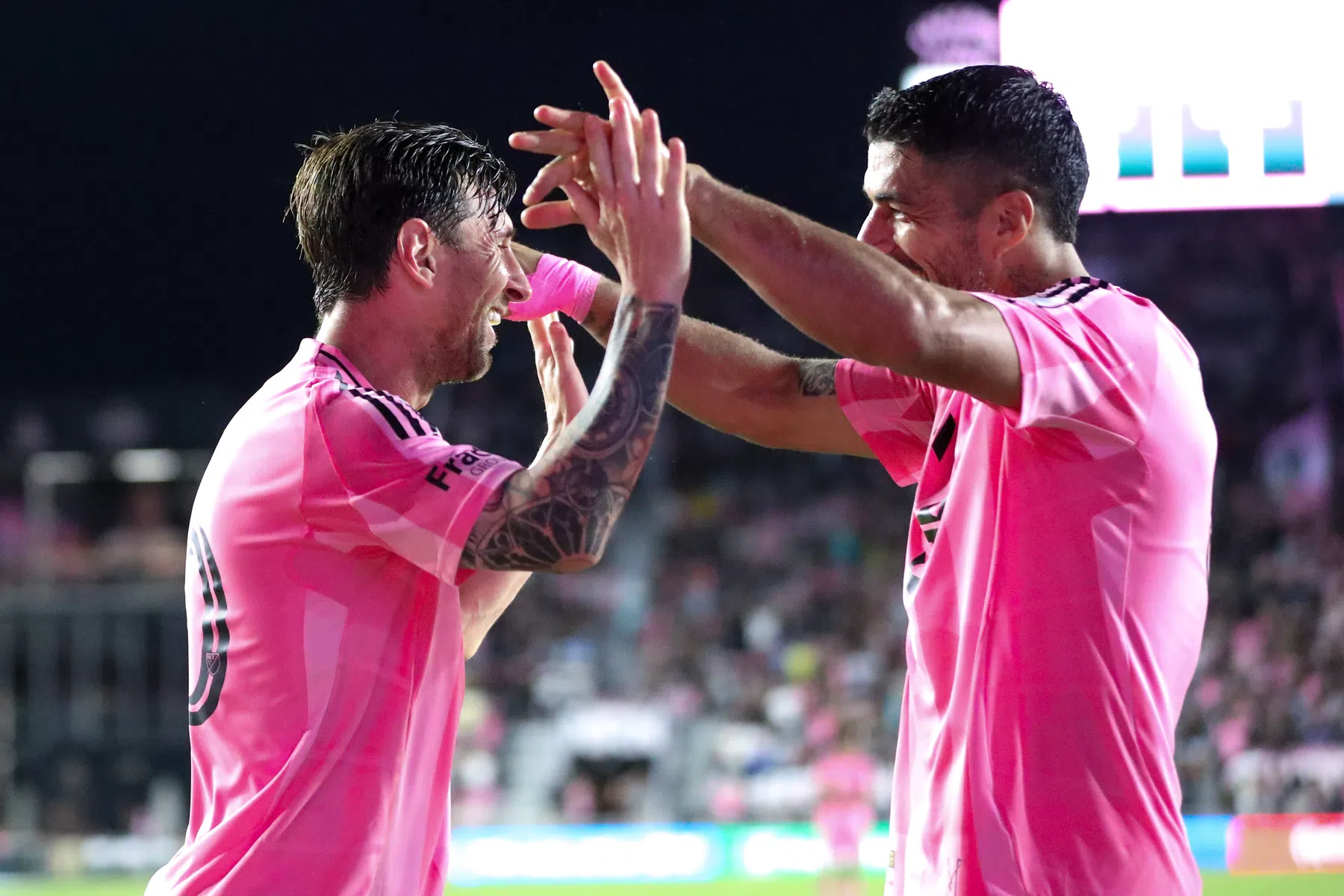 Ouderwetse Messi- en Suárez-show in Miami