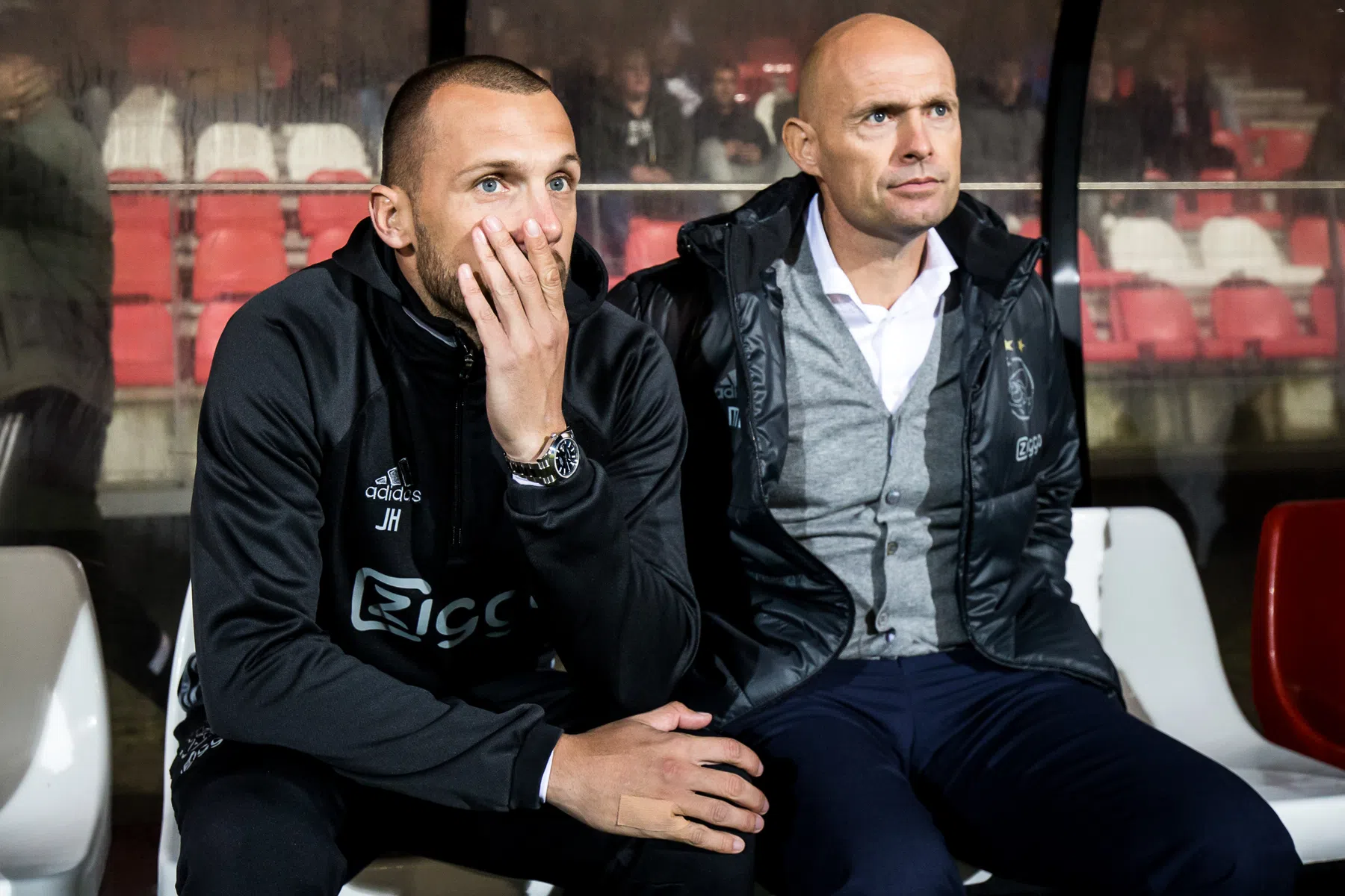 Ajax bevestigt: trainer Heitinga en assistent Keizer volgen Farioli op