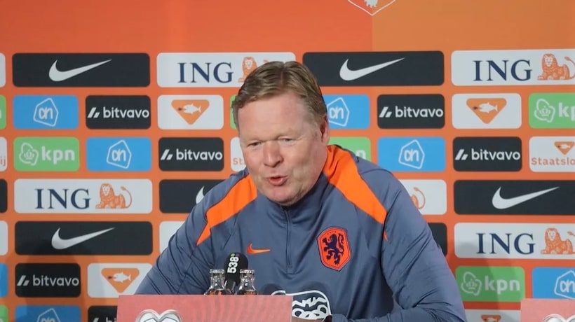 Koeman grapt over kabinetsval: 'Jullie mogen ook iets over voetbal zeggen'