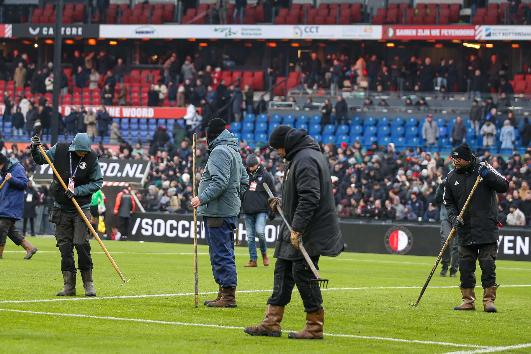 Feyenoord houdt traditie in stand met beste veld