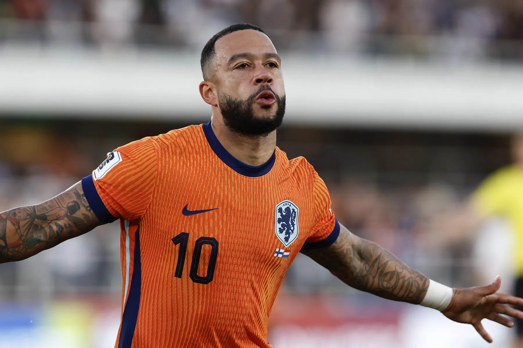 Memphis dankzij vroege goal in Helsinki stap dichter bij topscorerstitel