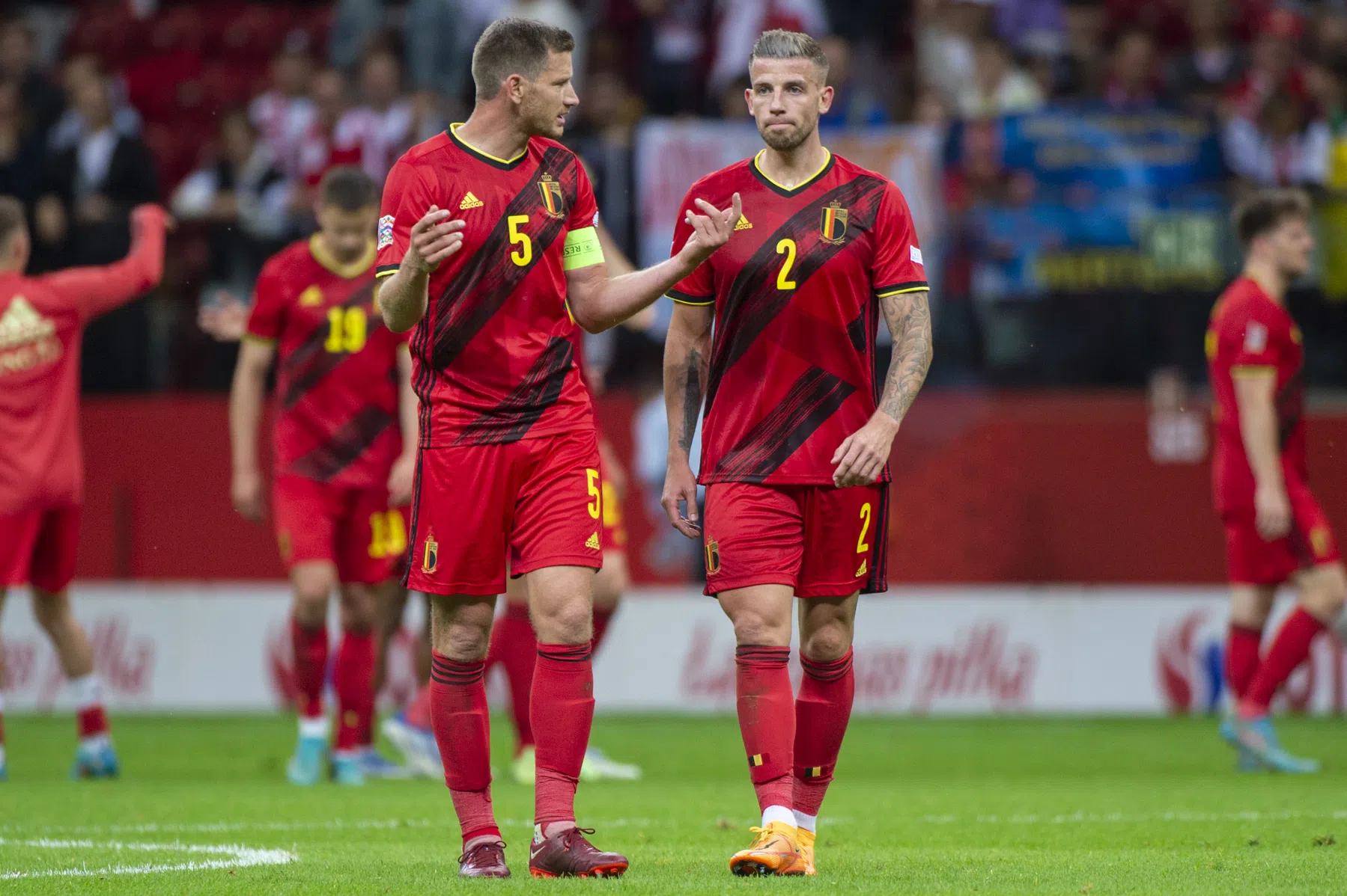 Verdediging België wankelt: 'Dat is niet nieuw, was bij het EK ook al'