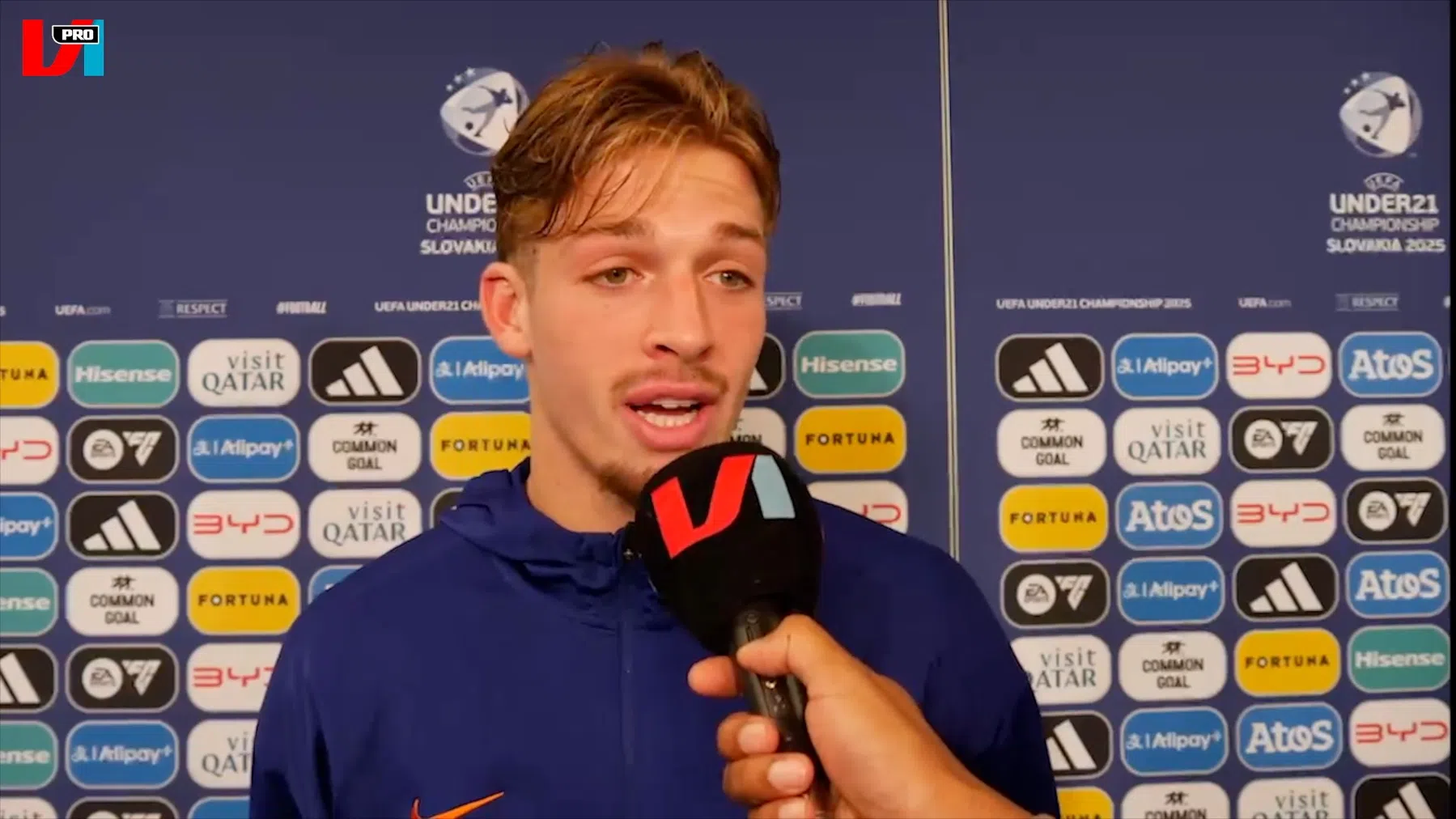Valente belangrijk voor Jong Oranje: 'Niet in de war raken'