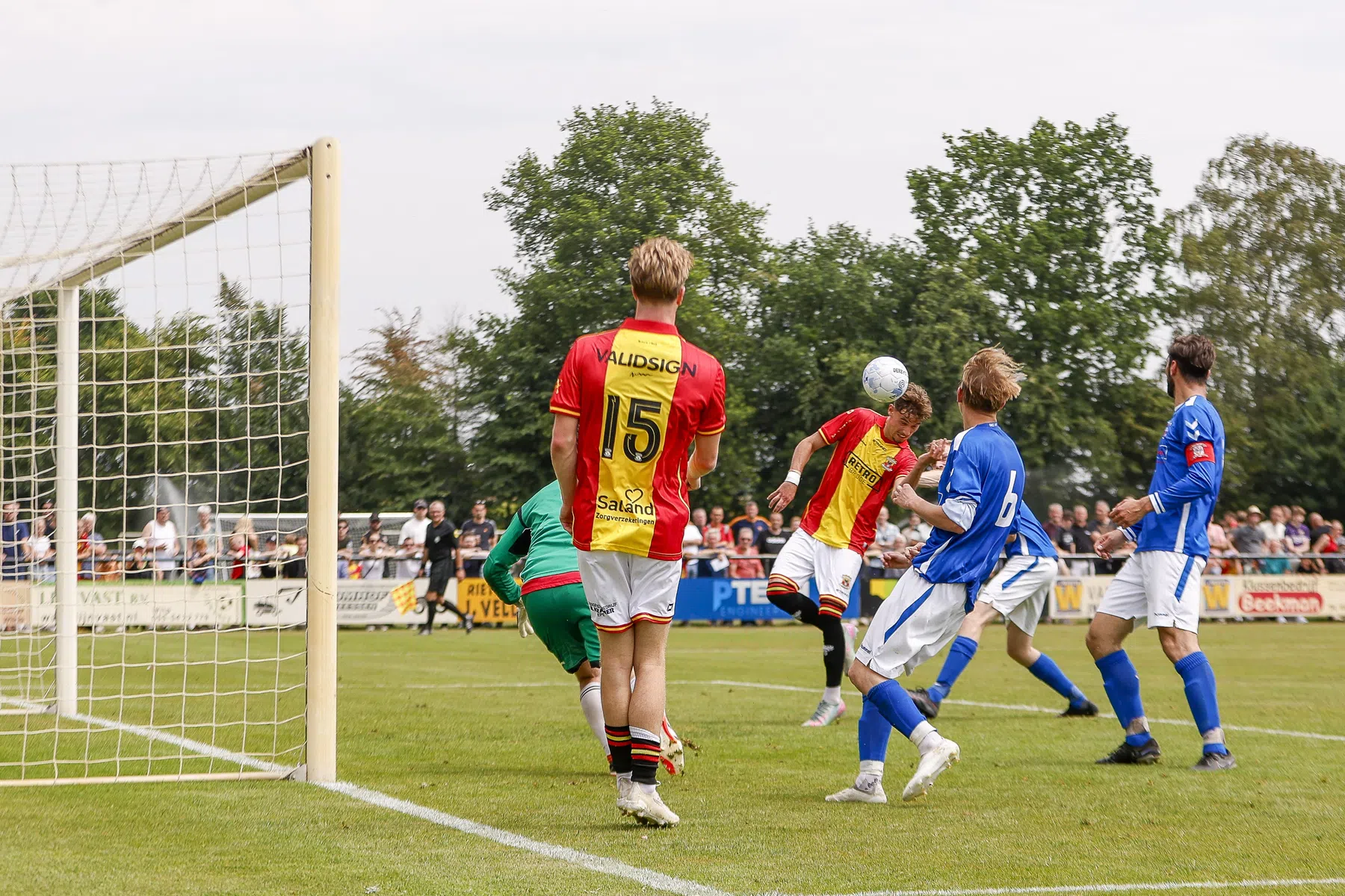 Boel debuteert bij Go Ahead met 0-19 oefenzege en ziet hattrick aan hattricks